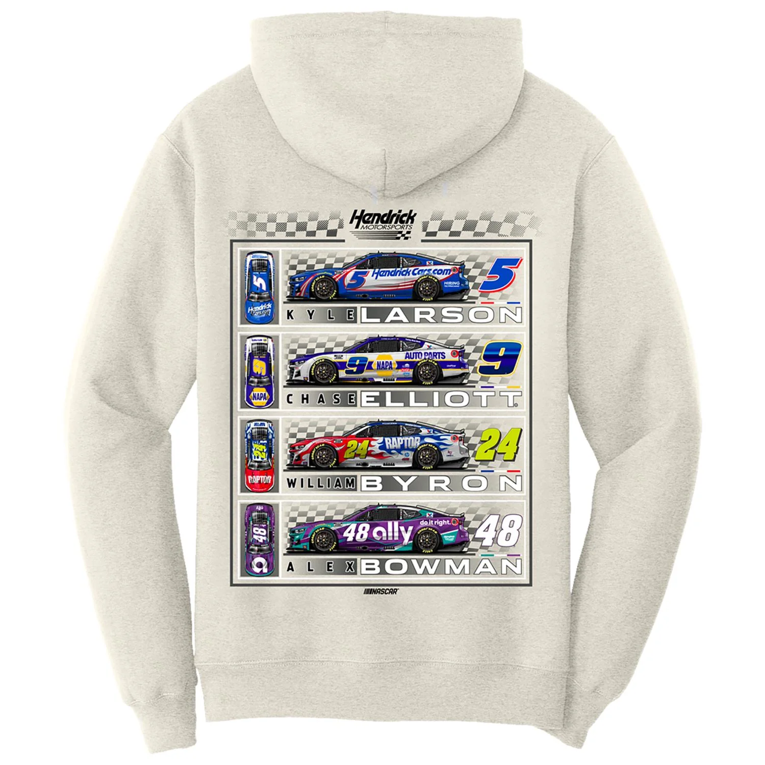 Hendrick Motorsports 2026 4-Car Hoodie - Image 3