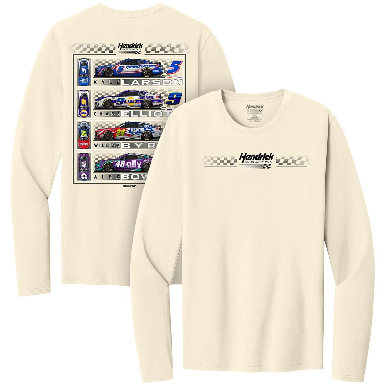 Hendrick Motorsports 2026 4-Car Longsleeve T-shirt