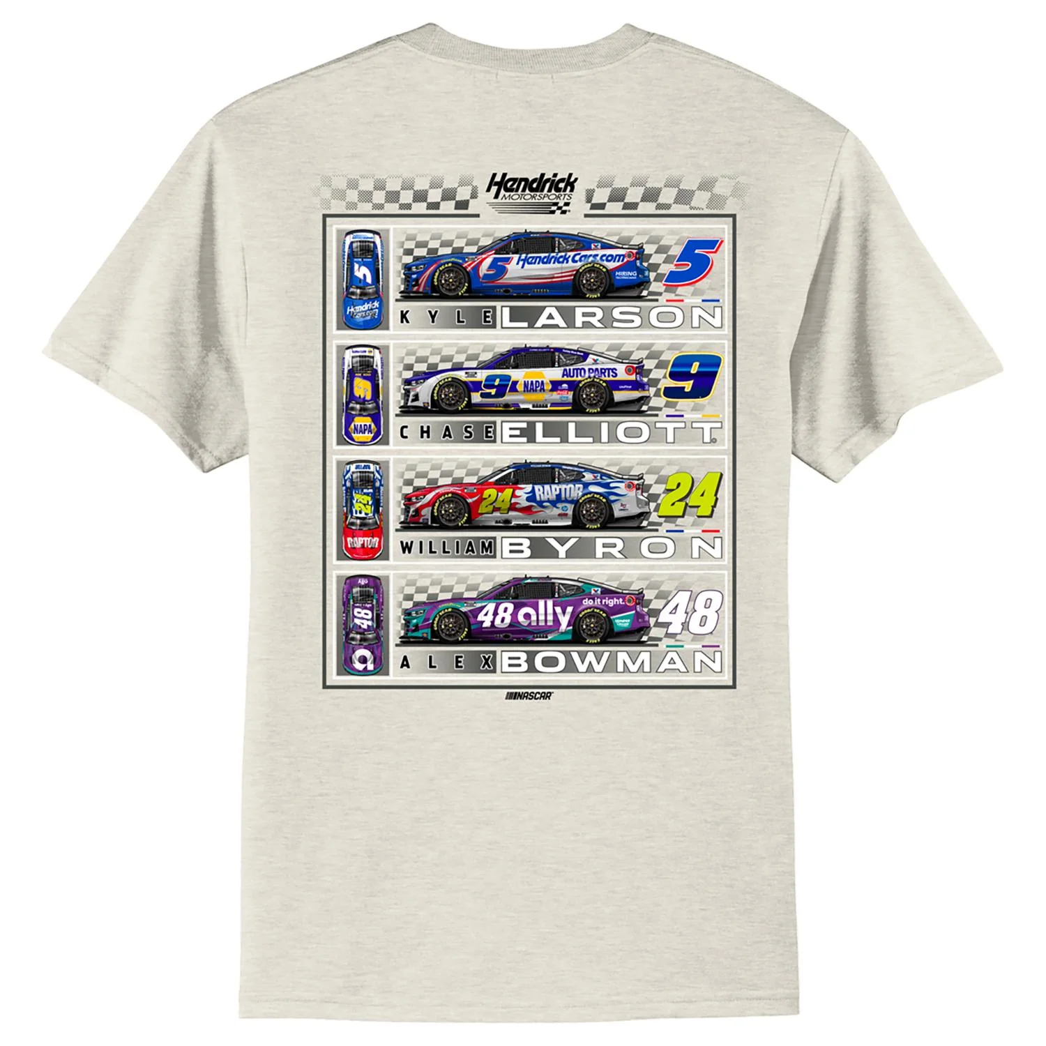 Hendrick Motorsports 2026 4-Car T-shirt - Image 3