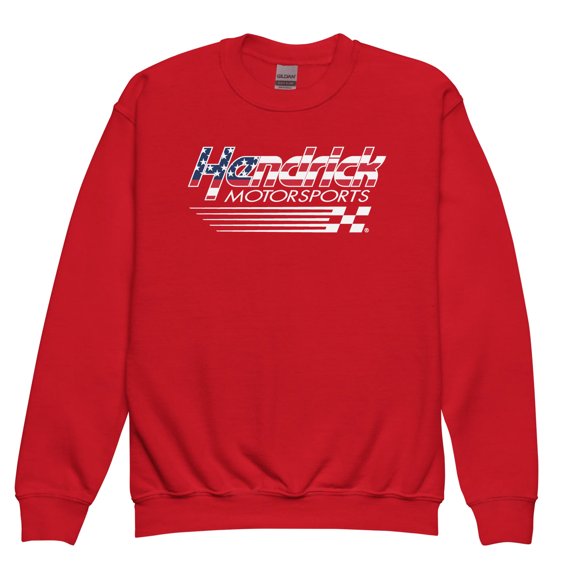 Hendrick Motorsports 2026 Patriotic Logo Youth Crew Fleece