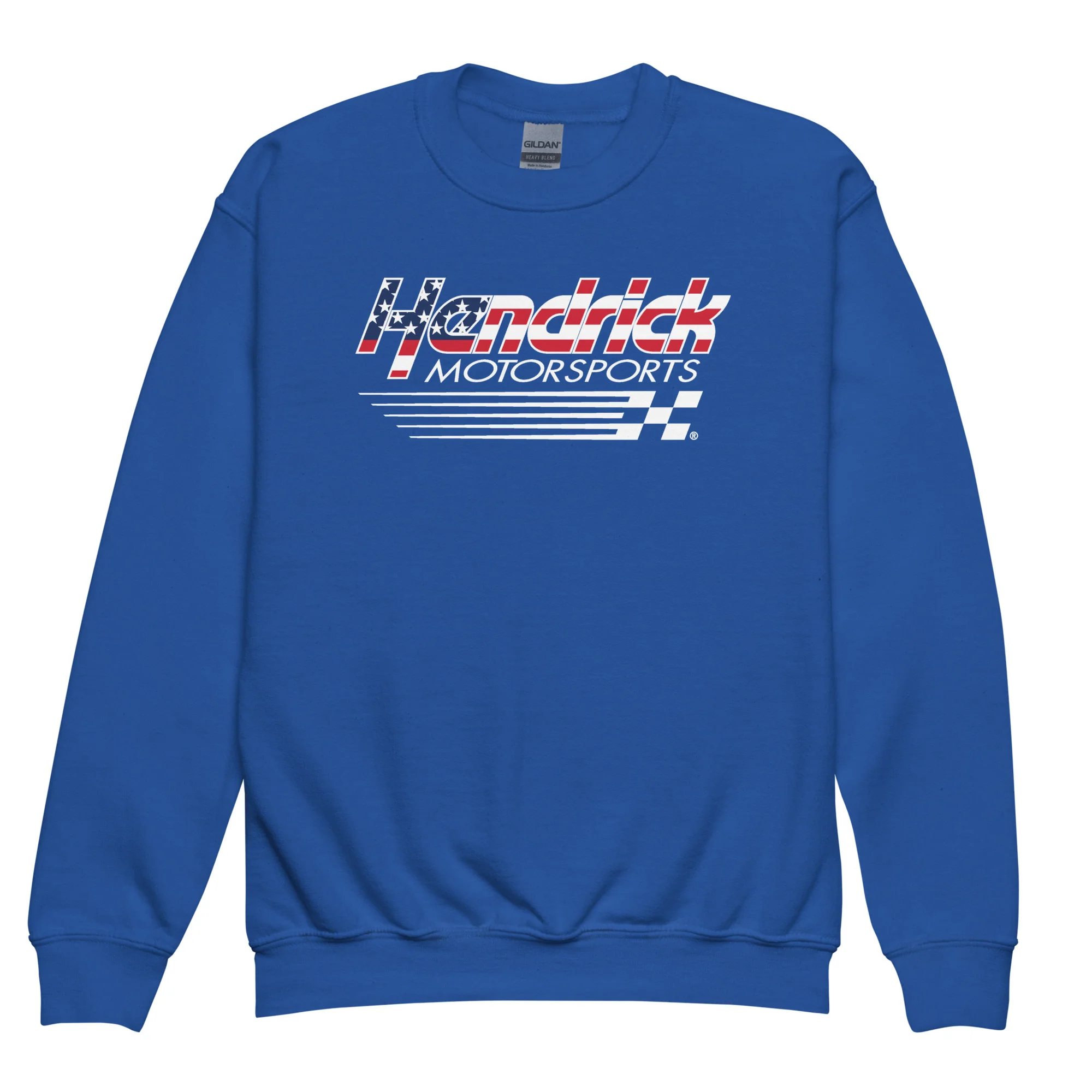 Hendrick Motorsports 2026 Patriotic Logo Youth Crew Fleece - Image 2