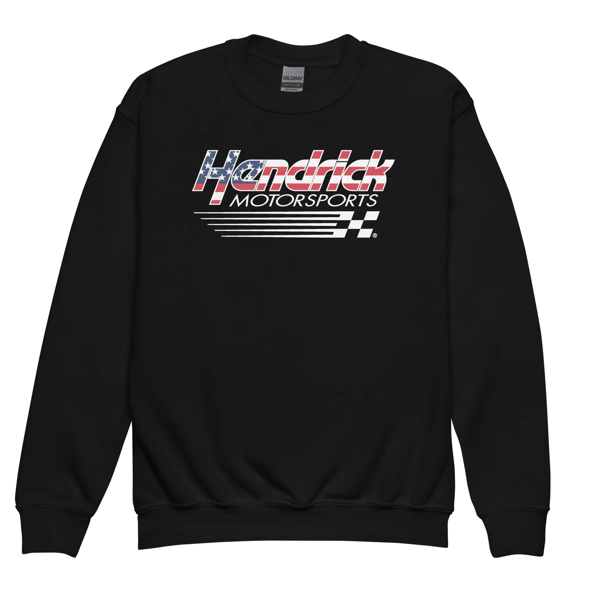 Hendrick Motorsports 2026 Patriotic Logo Youth Crew Fleece - Image 3