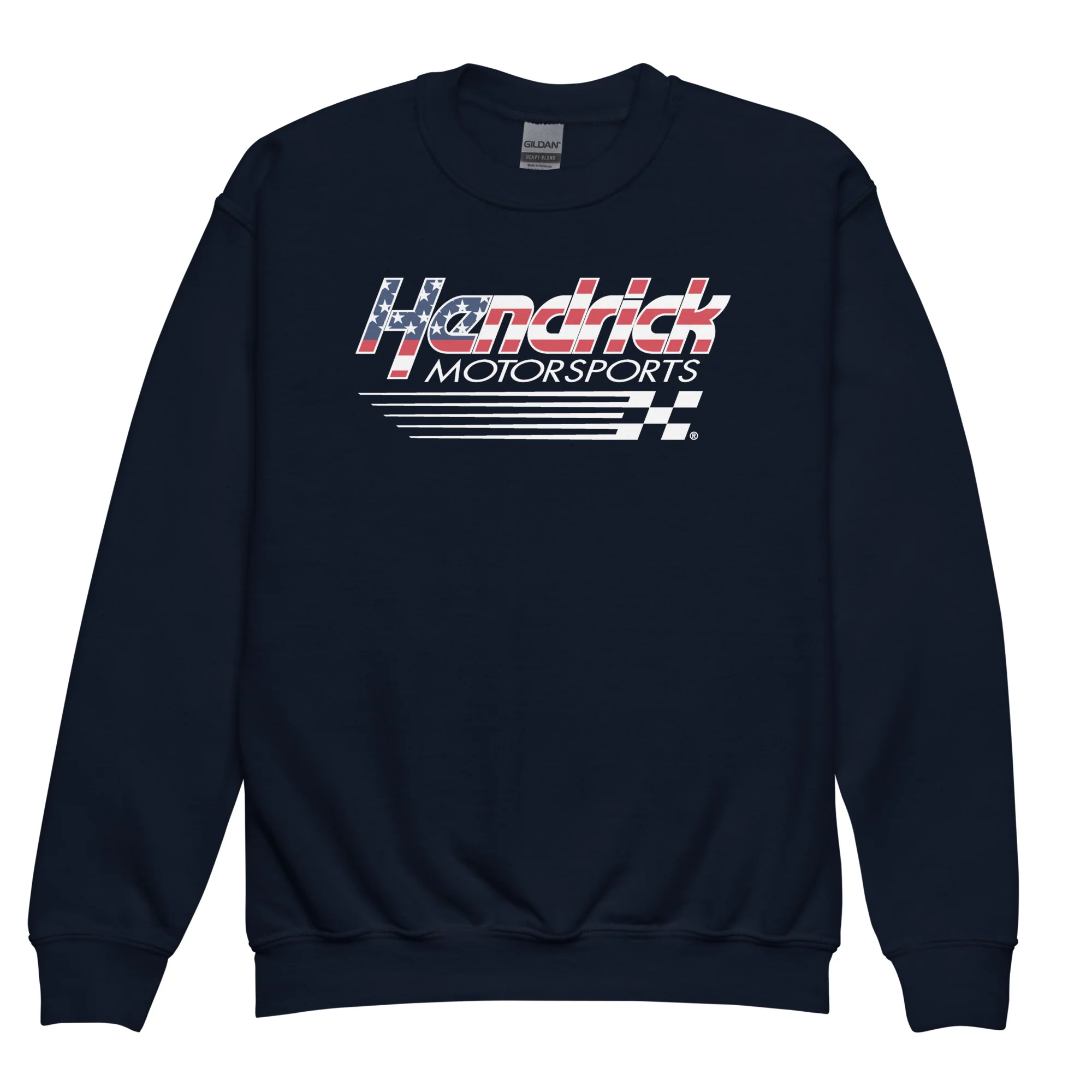Hendrick Motorsports 2026 Patriotic Logo Youth Crew Fleece - Image 5
