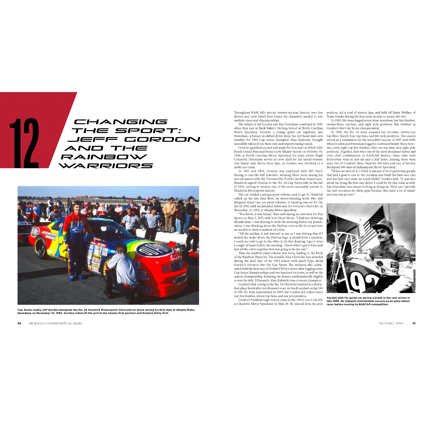 Hendrick Motorsports 40 Years Hardcover Book by Ben White - Image 5
