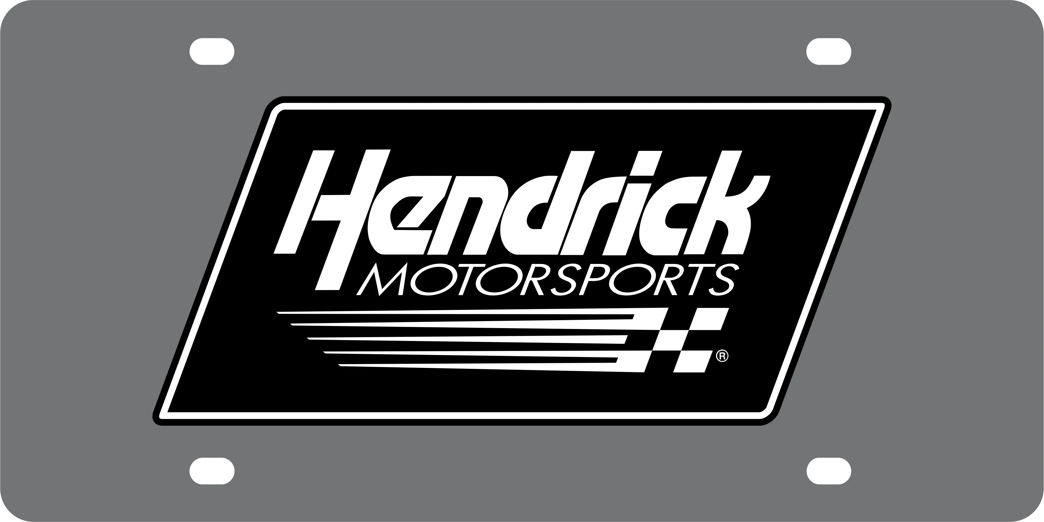 Hendrick Motorsports Carbon Steel License Plate - Image 5