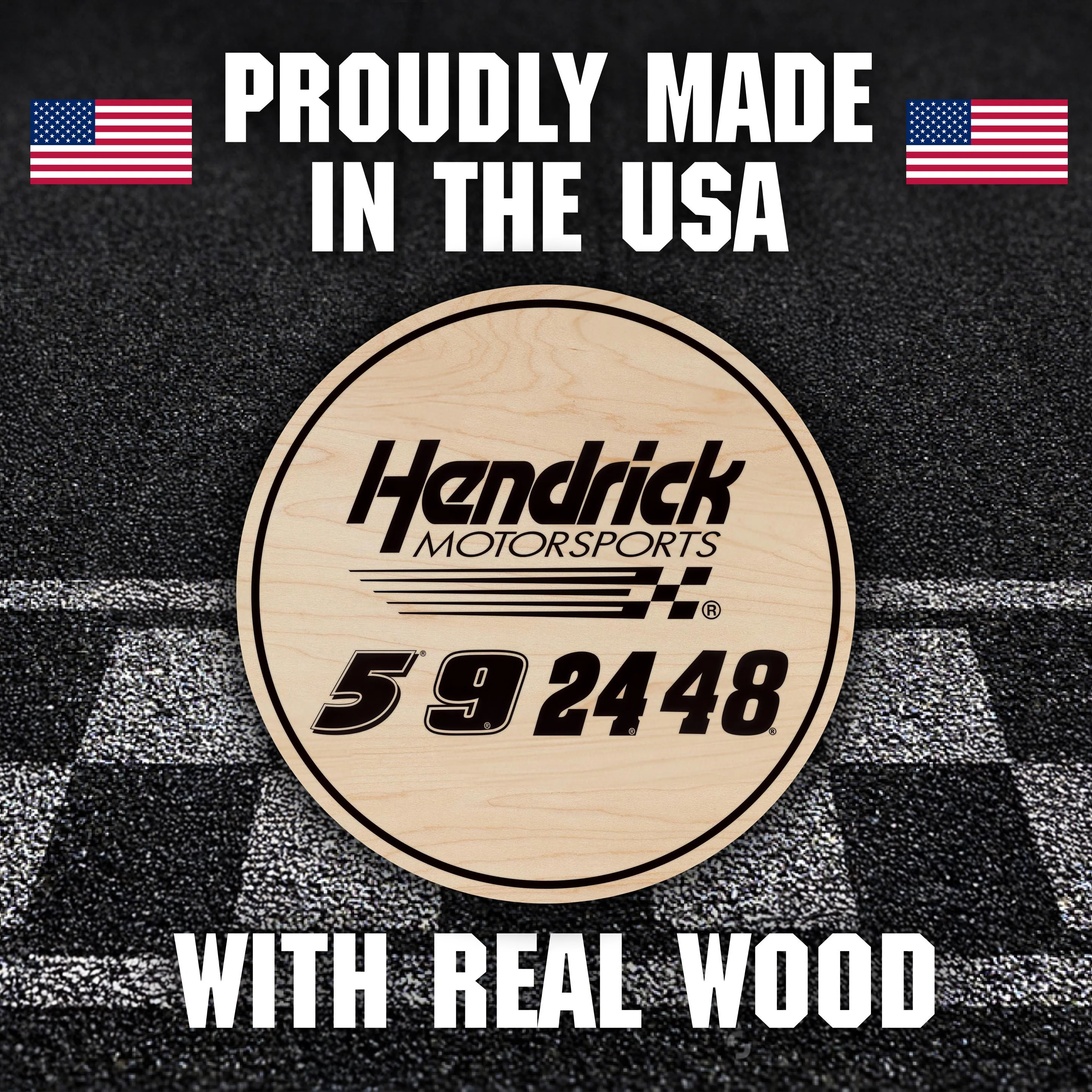Hendrick Motorsports Driver Numbers Wooden Coaster Set - Image 8
