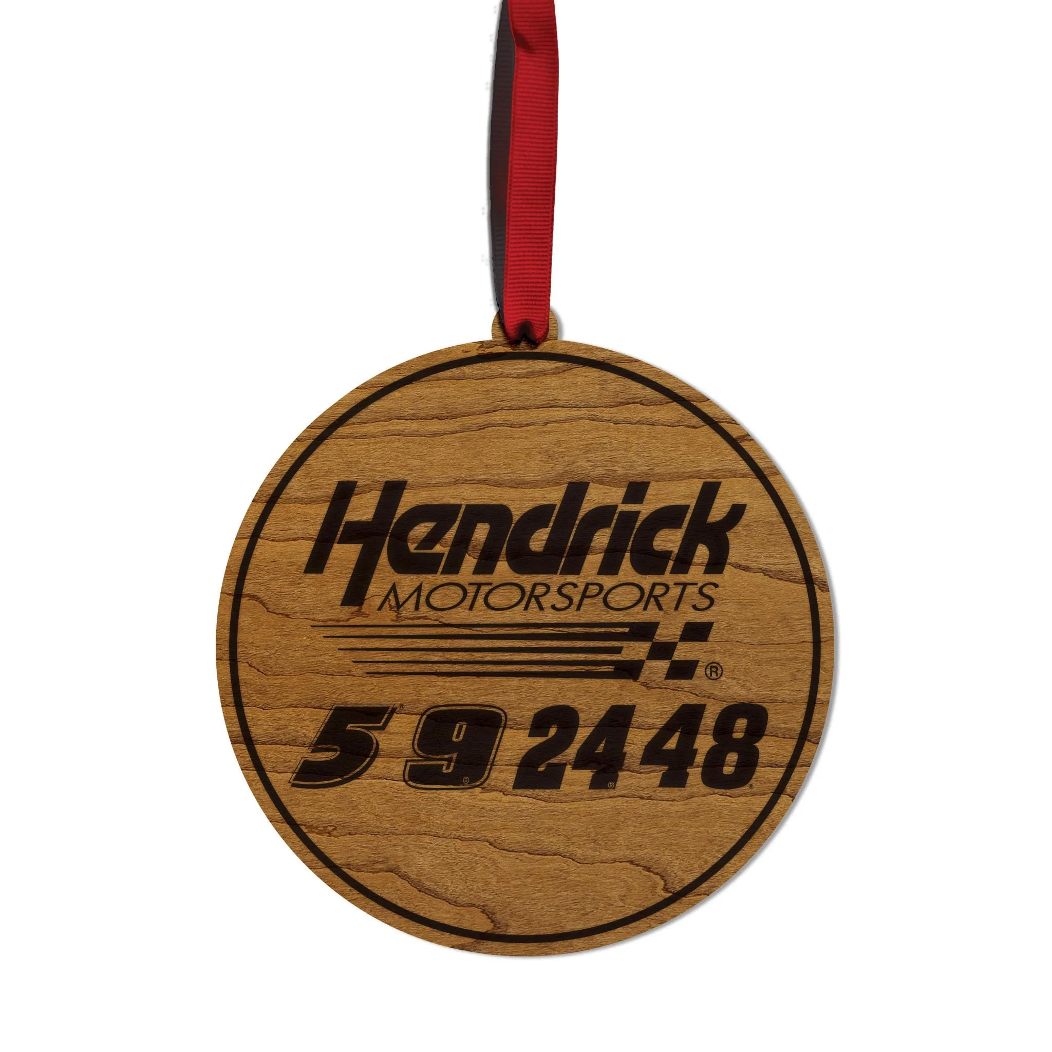 Hendrick Motorsports Driver Numbers Wooden Ornament