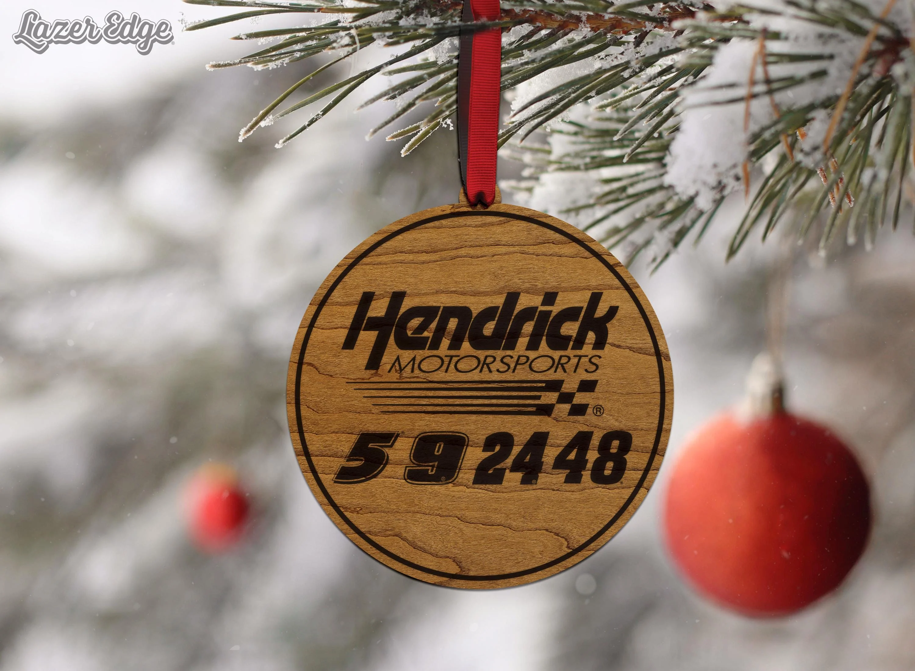 Hendrick Motorsports Driver Numbers Wooden Ornament - Image 3