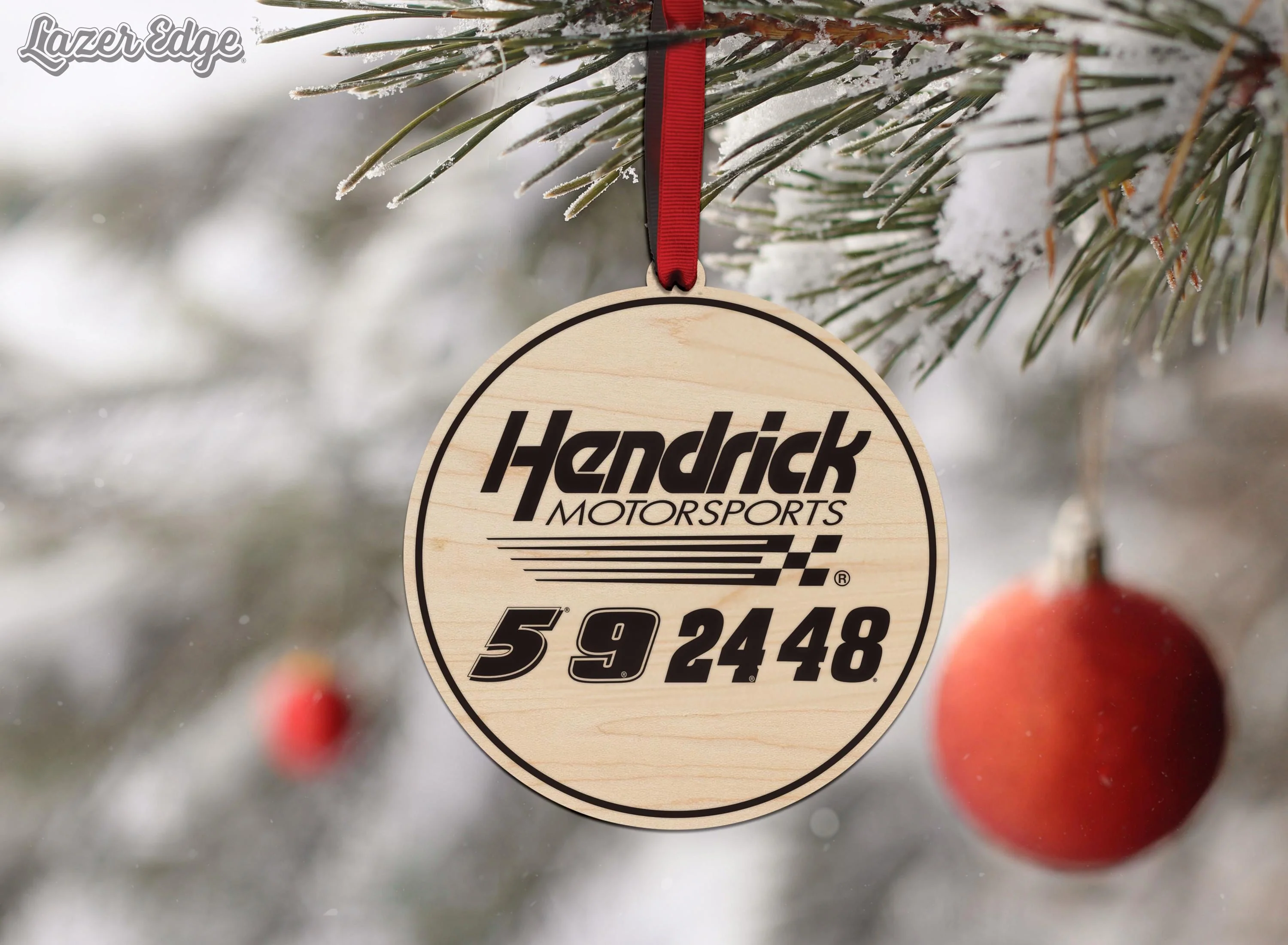 Hendrick Motorsports Driver Numbers Wooden Ornament - Image 4