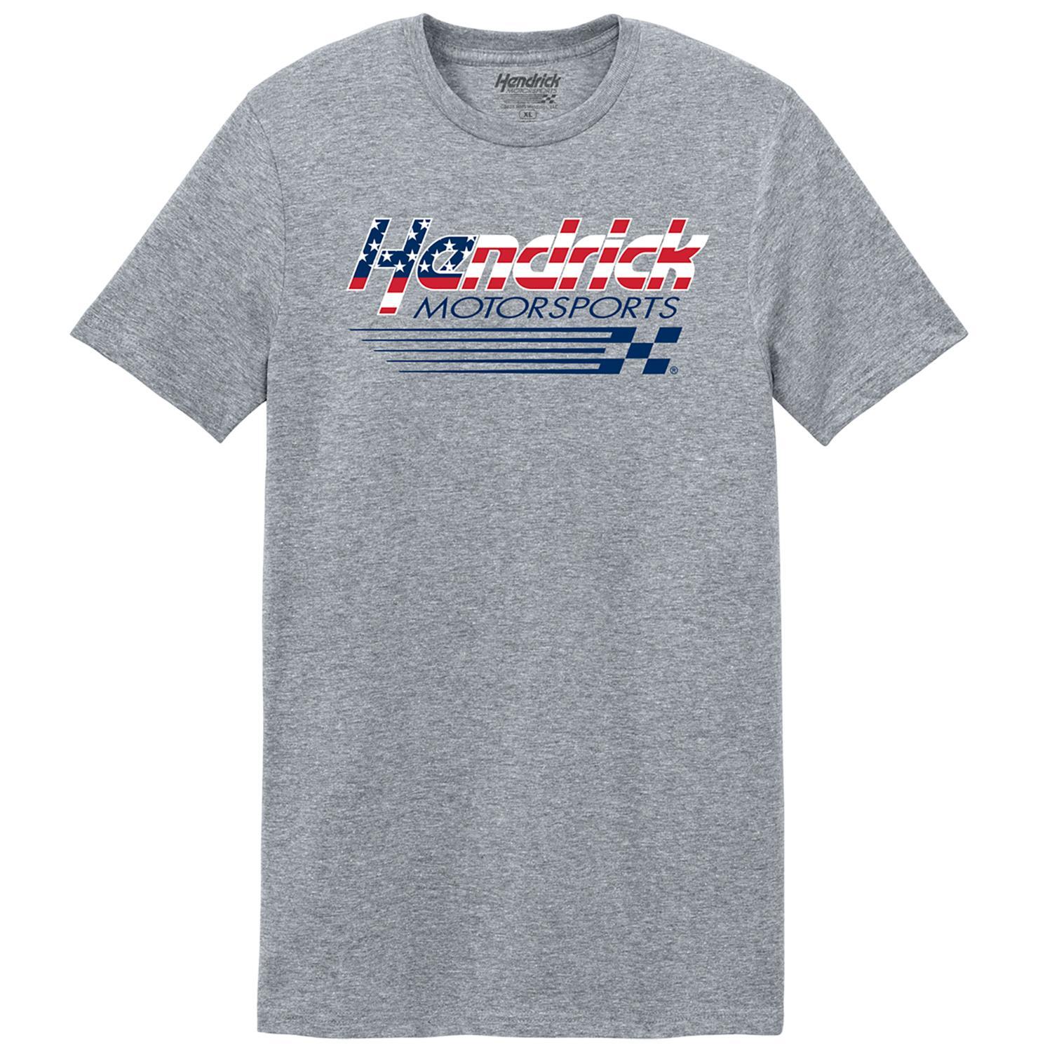 Hendrick Motorsports Red White & Blue Logo T-shirt - Image 2