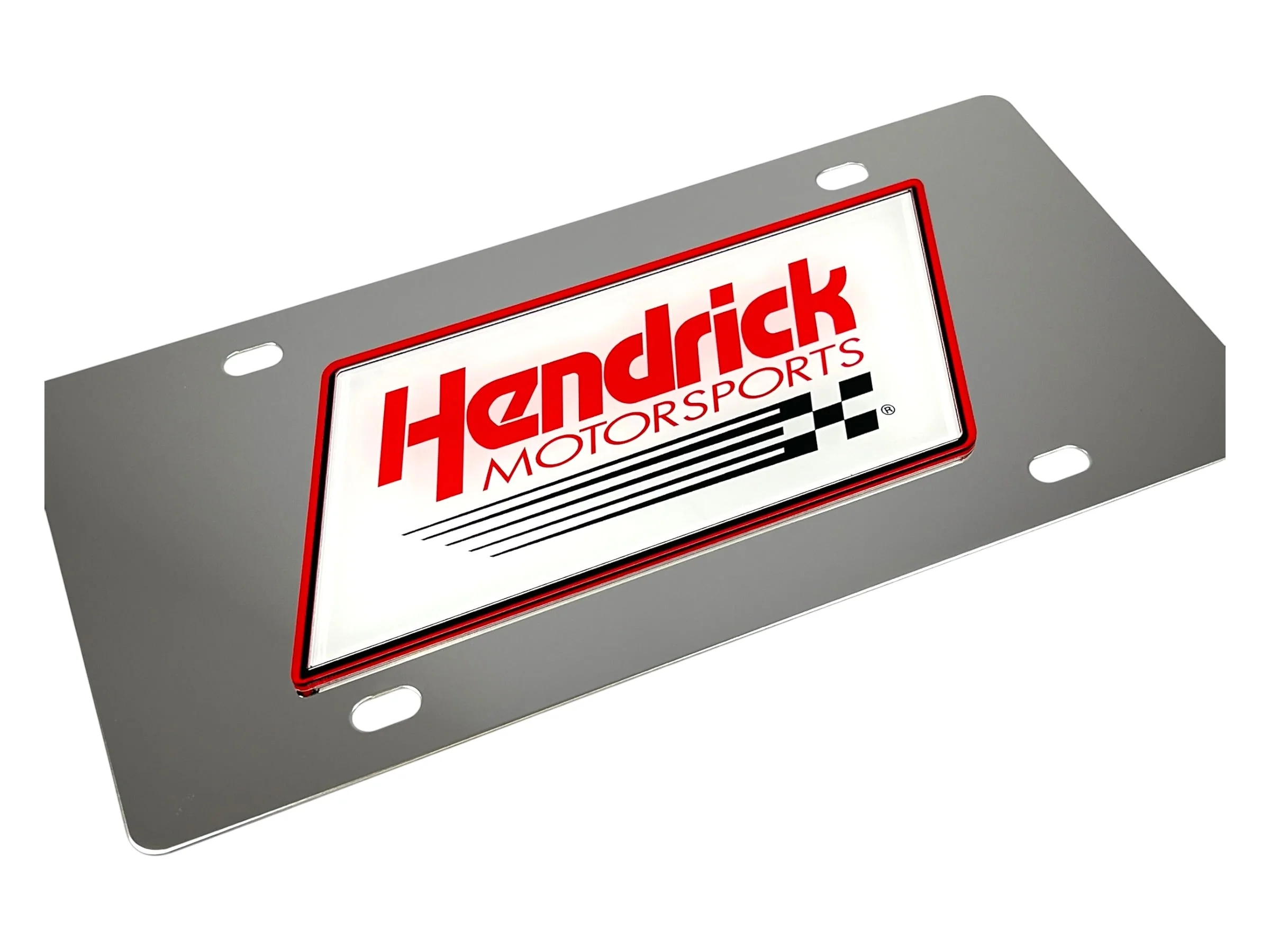 Hendrick Motorsports Stainless Steel License Plate - Image 3