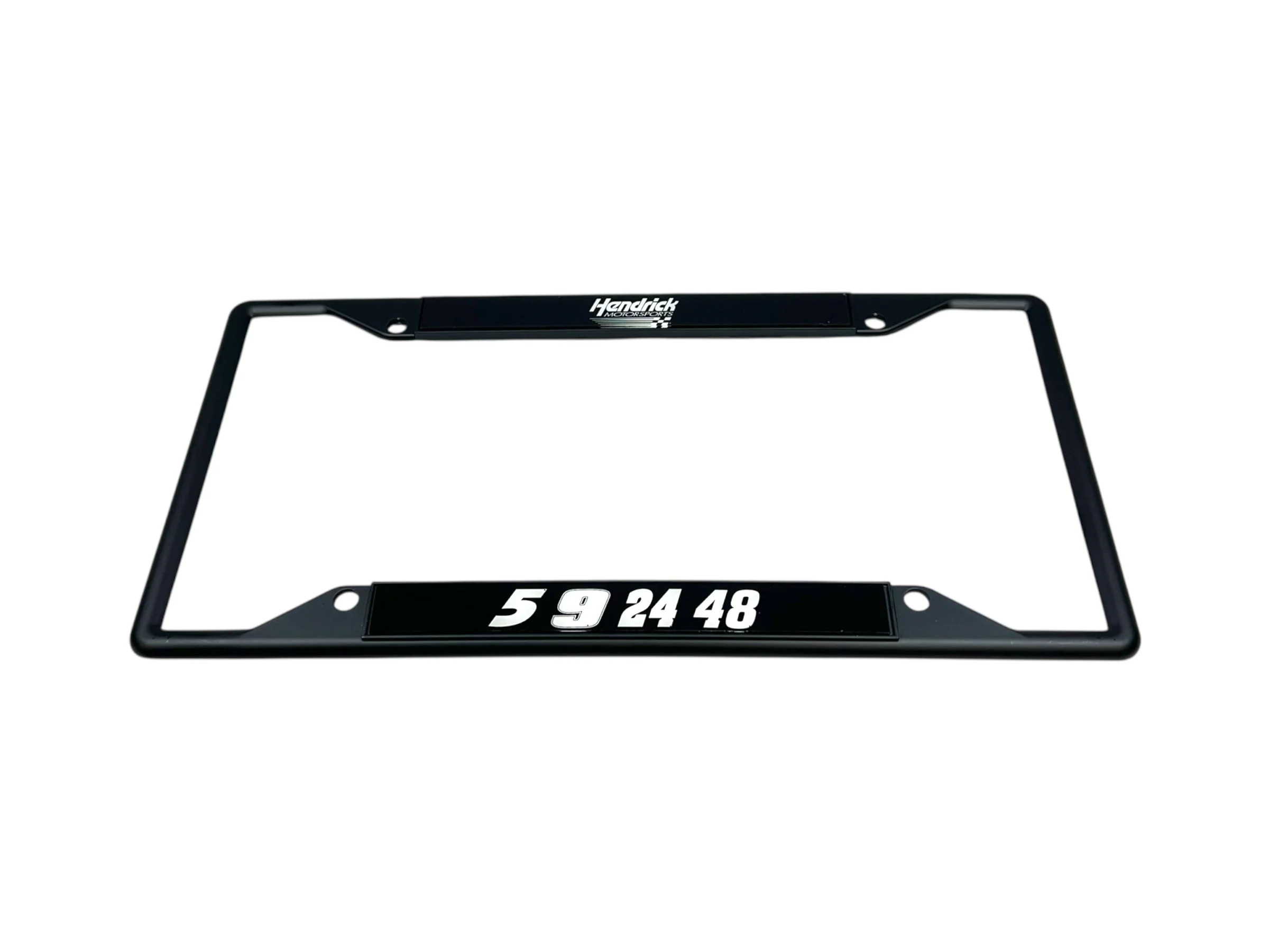 Hendrick Motorsports Team Numbers Black License Plate Frame - Image 2