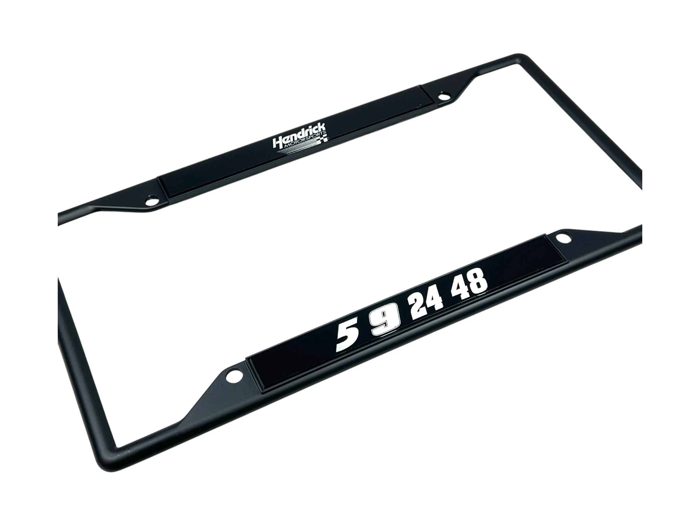 Hendrick Motorsports Team Numbers Black License Plate Frame - Image 3