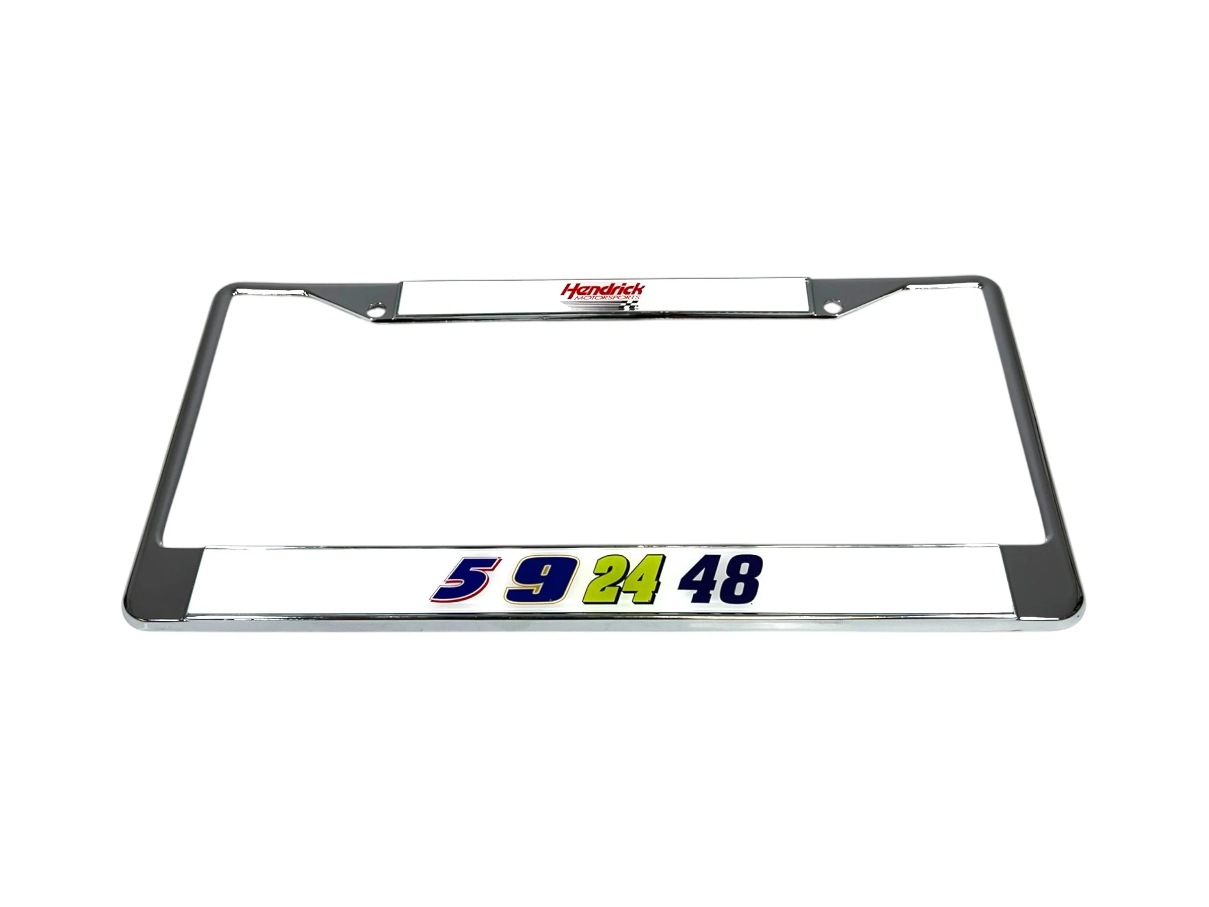 Hendrick Motorsports Team Numbers Chrome License Plate Frame - Image 2