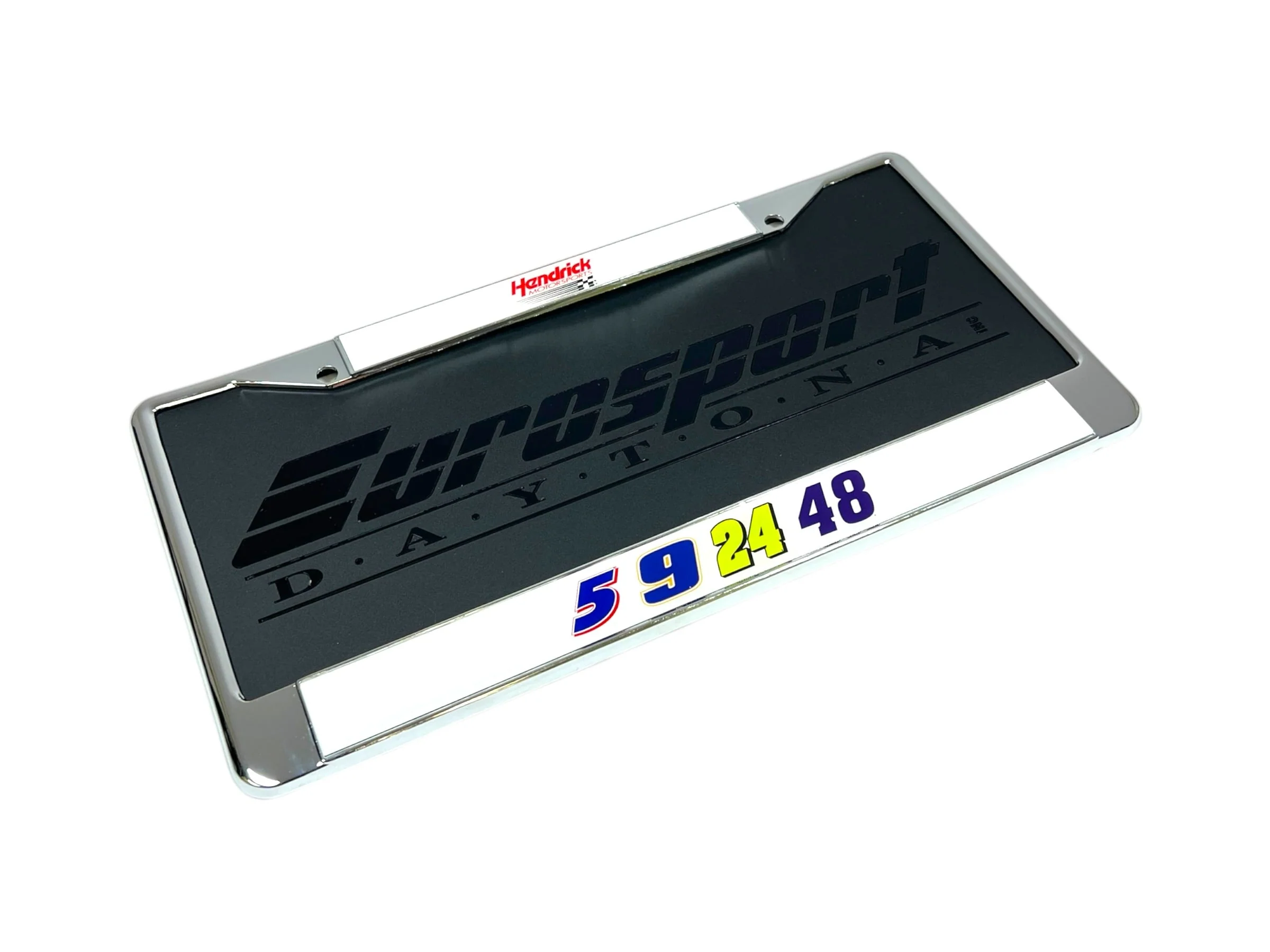 Hendrick Motorsports Team Numbers Chrome License Plate Frame - Image 4