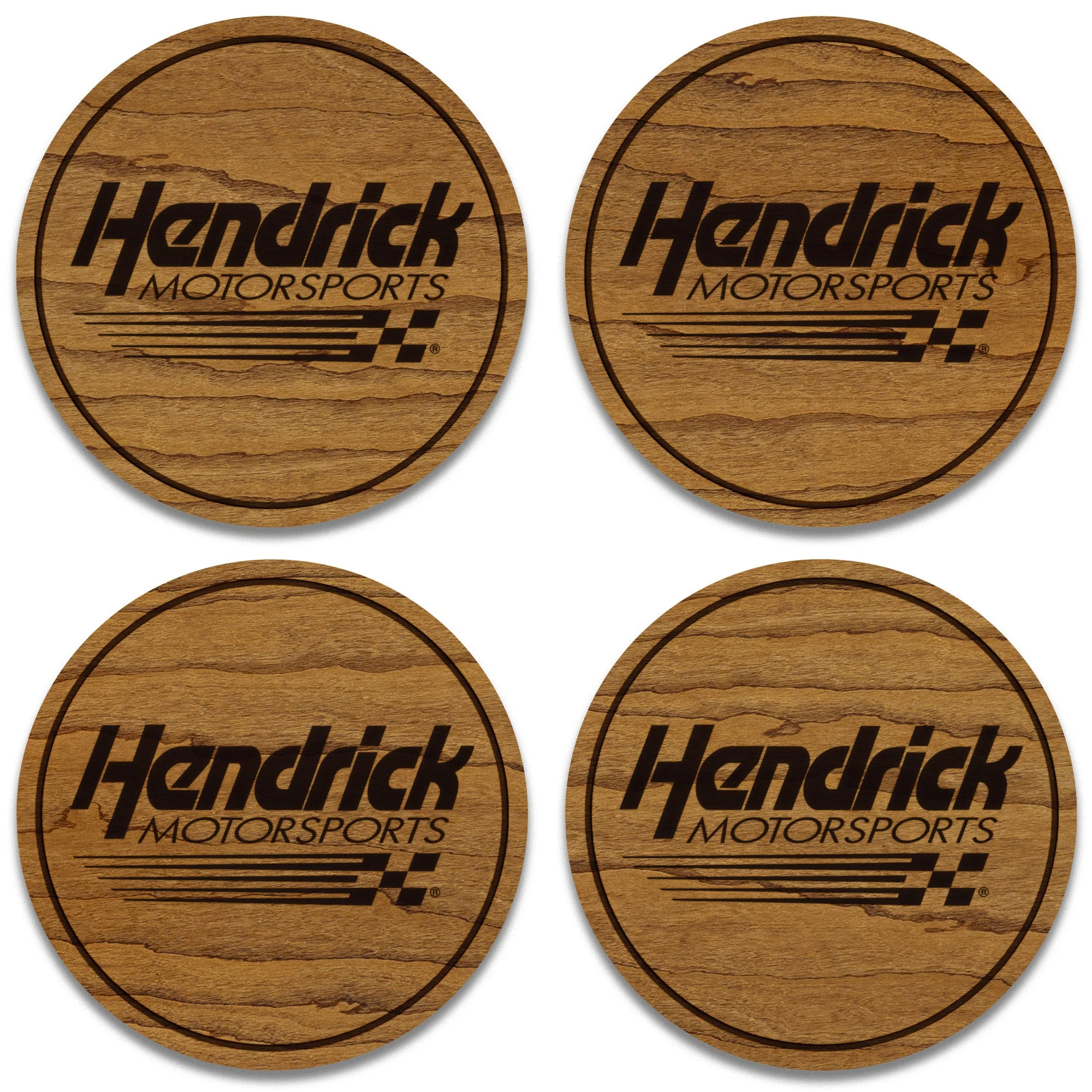 Hendrick Motorsports Wooden Coaster 4-Pack - Image 4