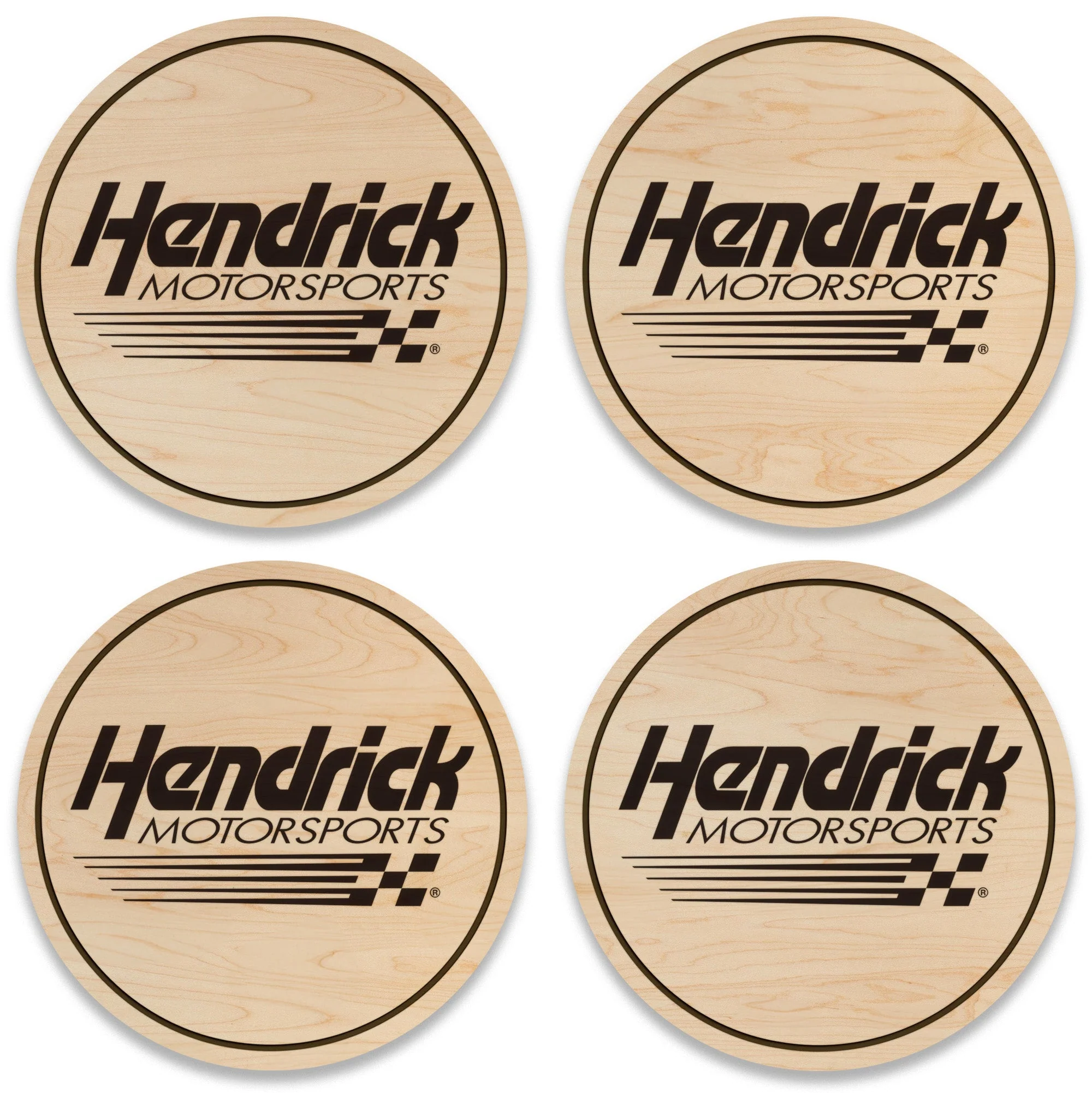 Hendrick Motorsports Wooden Coaster 4-Pack - Image 5