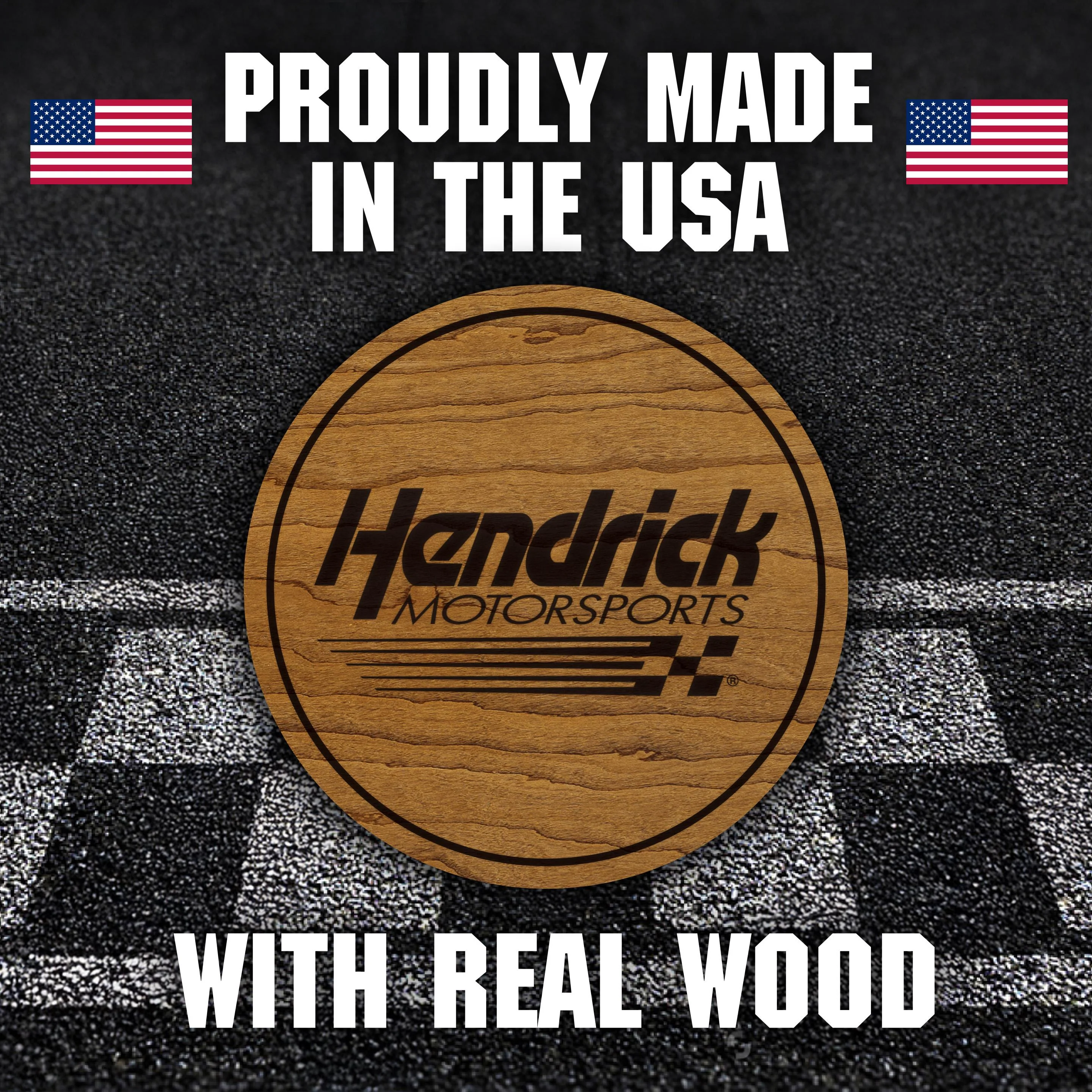 Hendrick Motorsports Wooden Coaster 4-Pack - Image 6