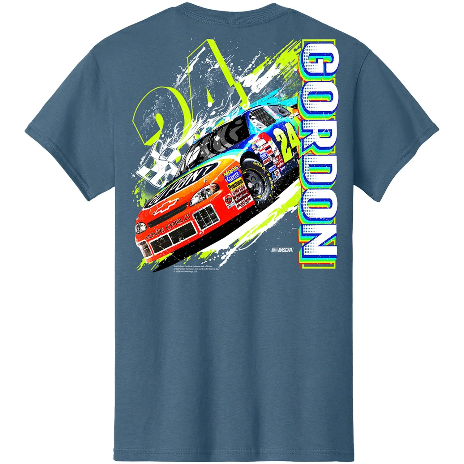 Jeff Gordon #24 Dupont Indigo T-shirt - Image 3