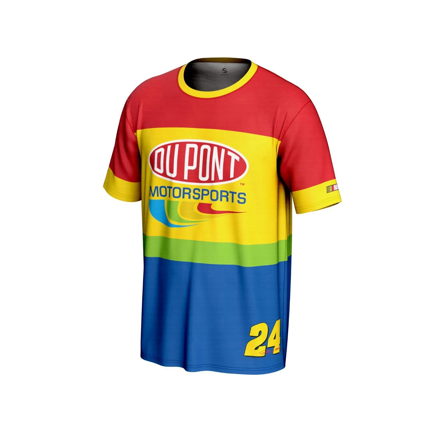Jeff Gordon #24 DuPont Rainbow Sublimated T-shirt