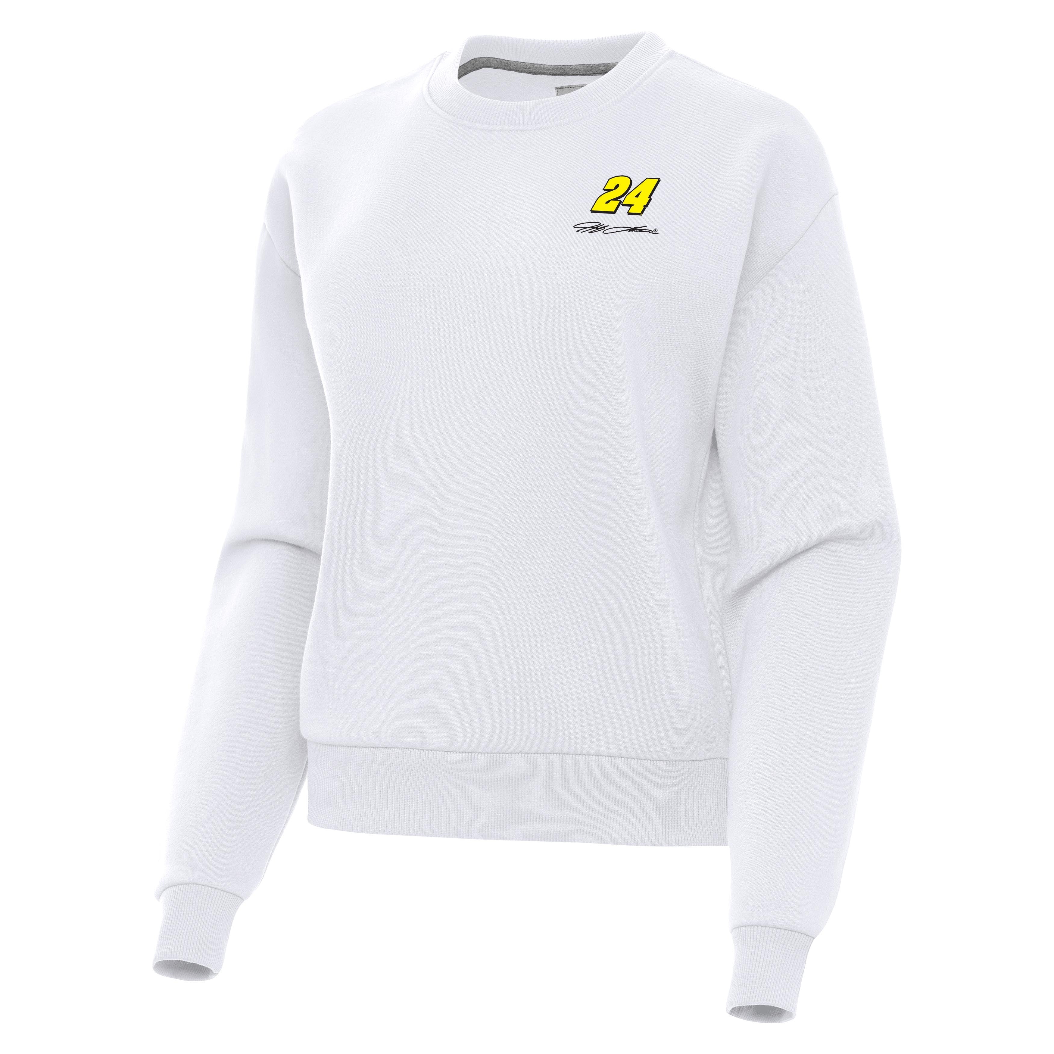 Jeff Gordon #24 Women's Victory Crew - White