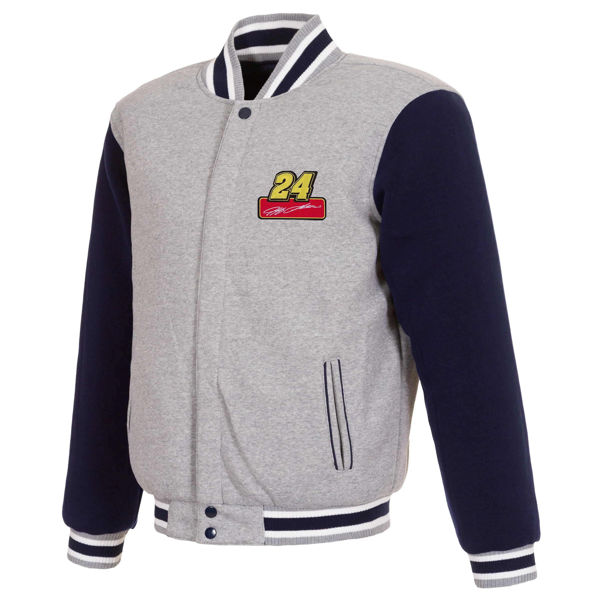 Jeff Gordon #24 Reversible Two-Tone Fleece Jacket - Image 2