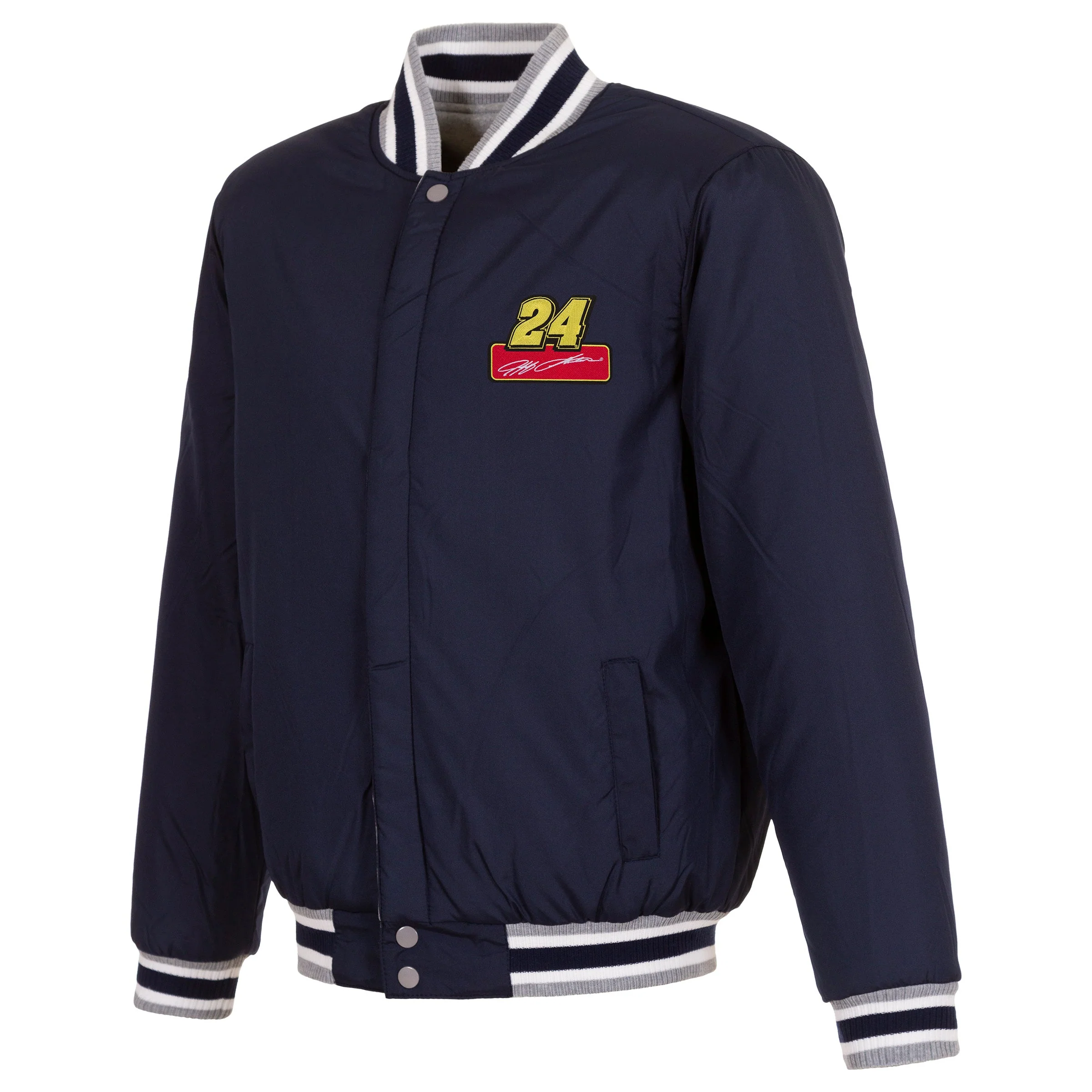 Jeff Gordon #24 Reversible Two-Tone Fleece Jacket - Image 4