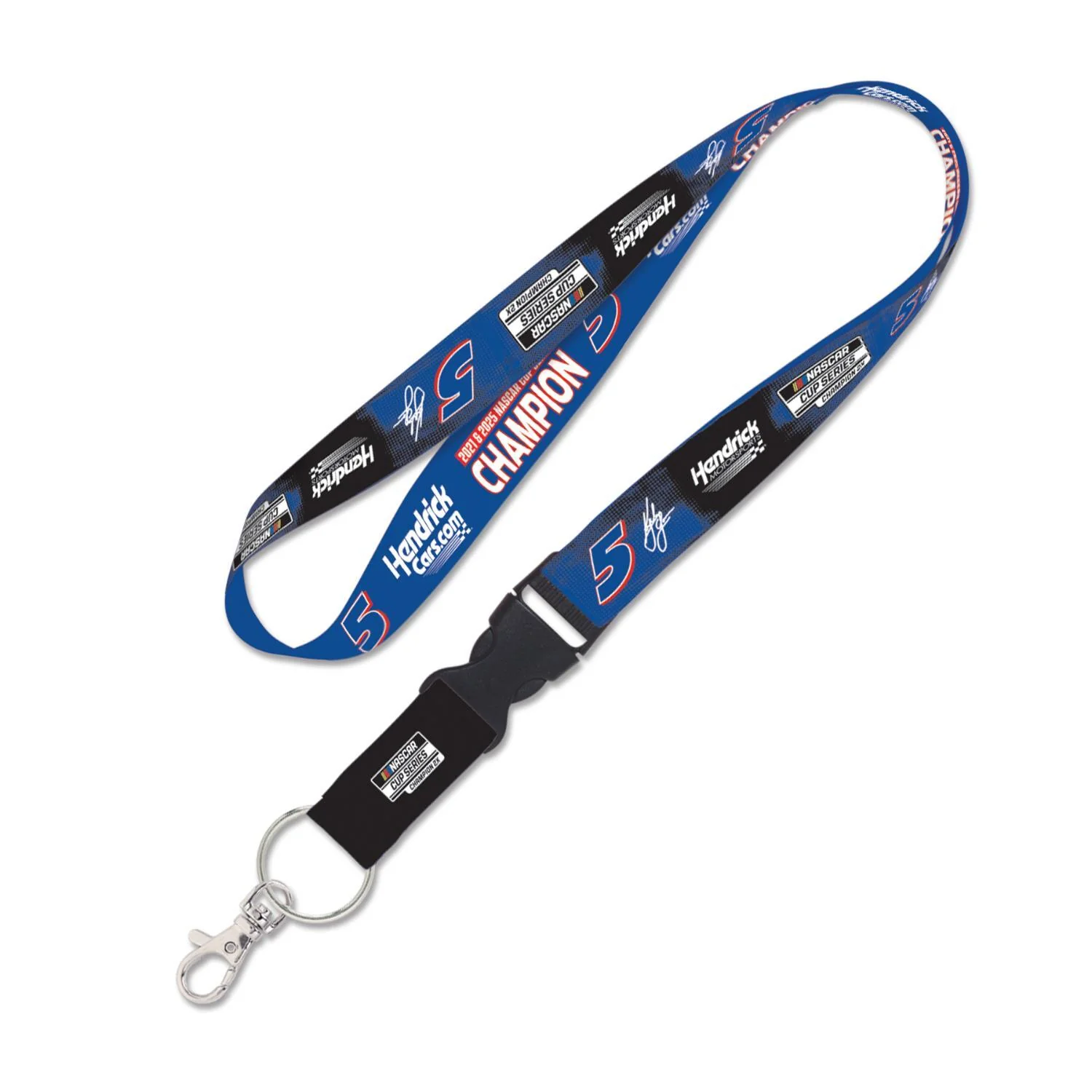 Kyle Larson #5 2025 NASCAR Champion 1" Lanyard with Buckle