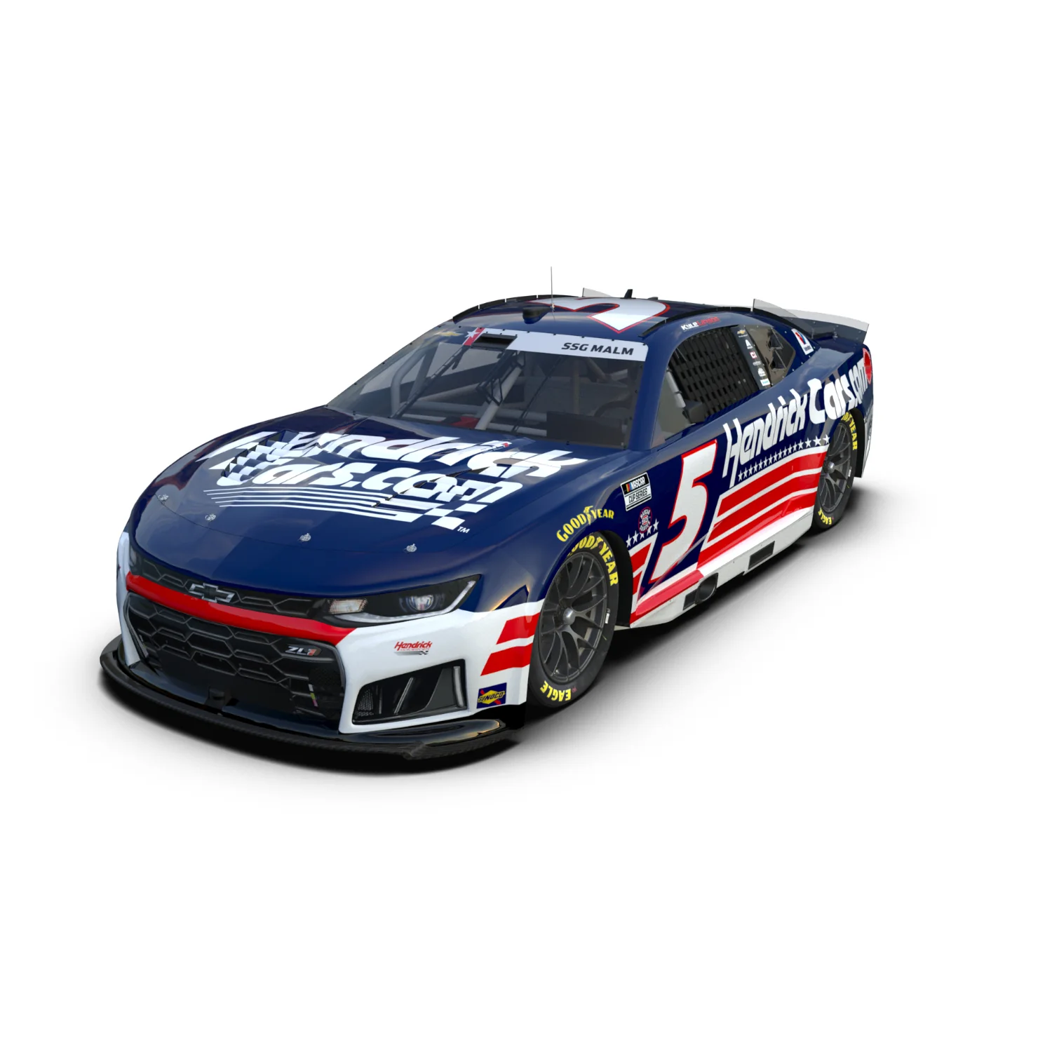 Kyle Larson #5 2026 HendrickCars.com Patriotic 1:24 ELITE Die-Cast