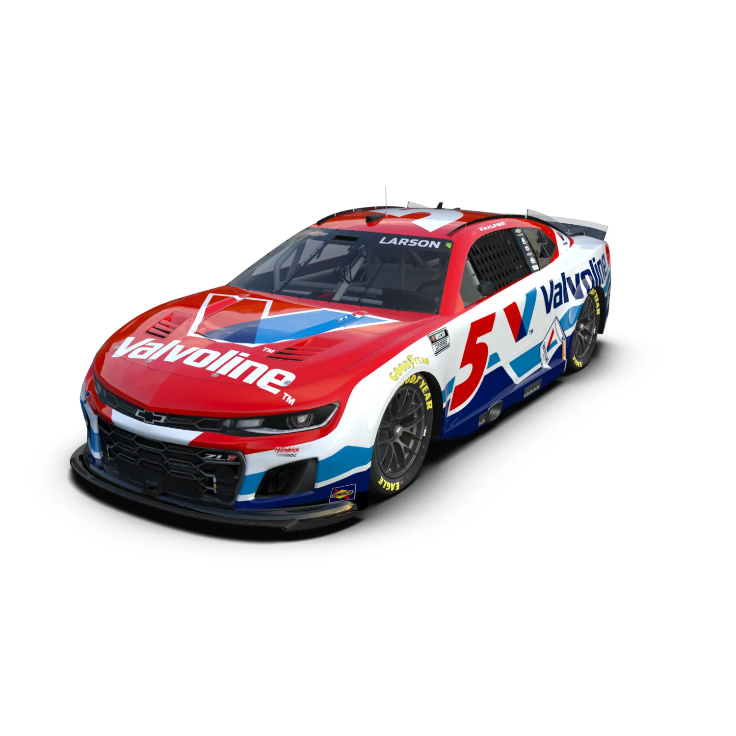 Kyle Larson #5 2026 Valvoline 1:24 HO Die-Cast