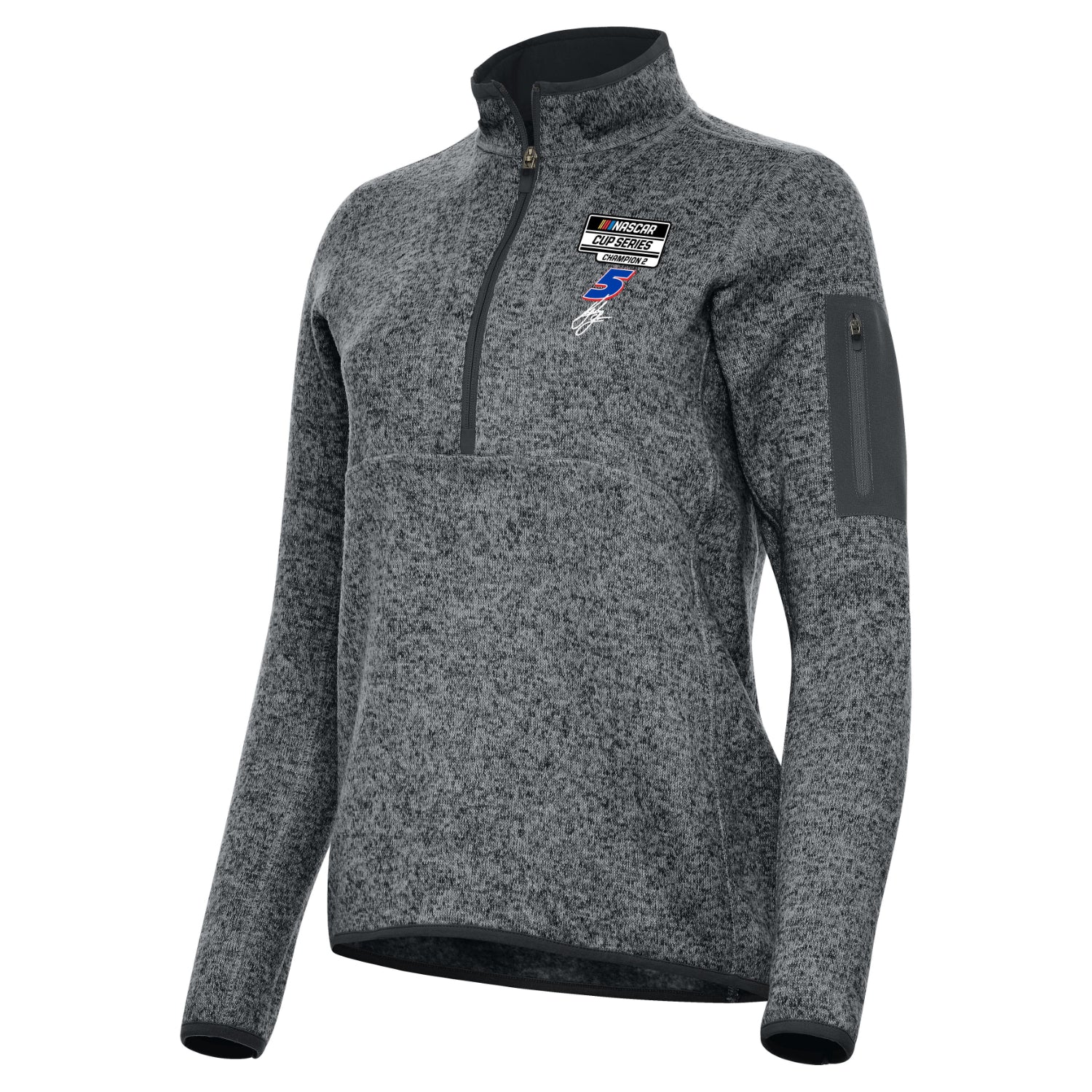 Kyle Larson #5 2X Champion Women's Fortune 1/2 Zip Pullover