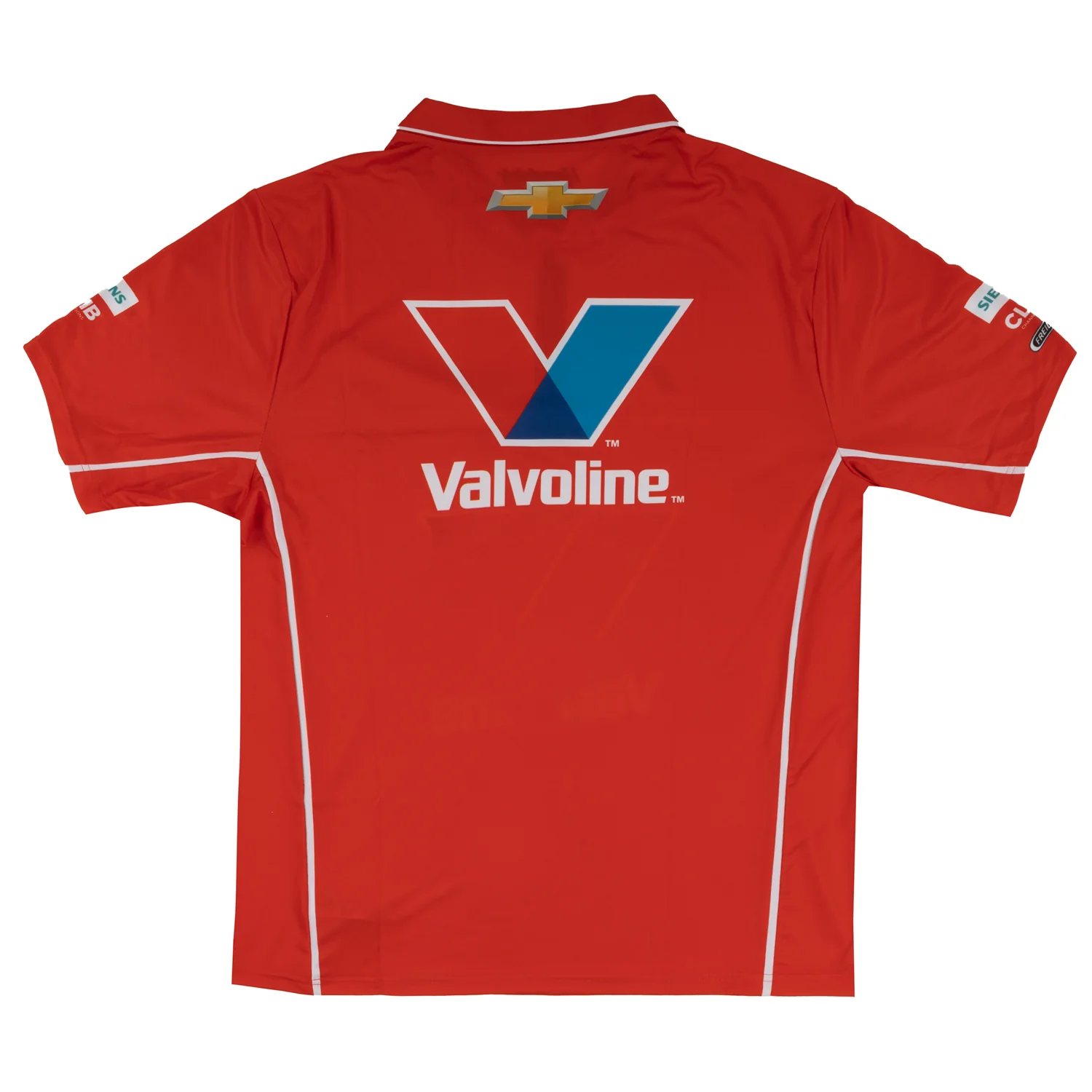 Kyle Larson #5 Castore Valvoline Red Polo Shirt - Image 4