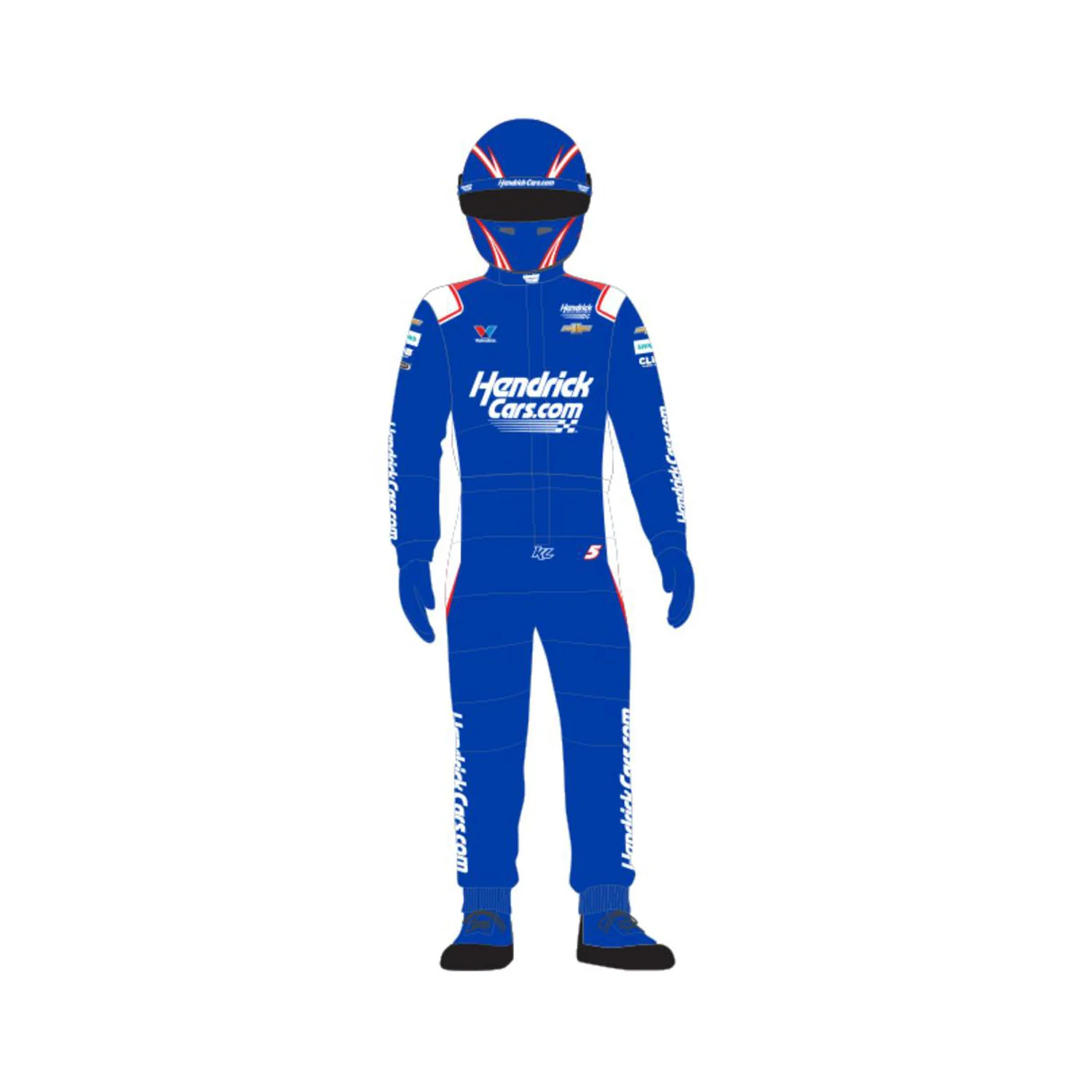 Kyle Larson #5 HendrickCars.com 1:18 Scale Driver Figure