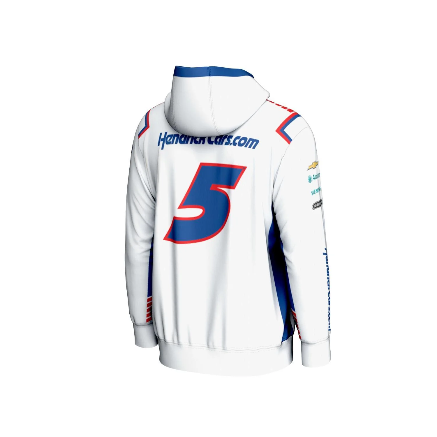 Kyle Larson #5 HendrickCars.com Firesuit Sublimated Hoodie - Image 3