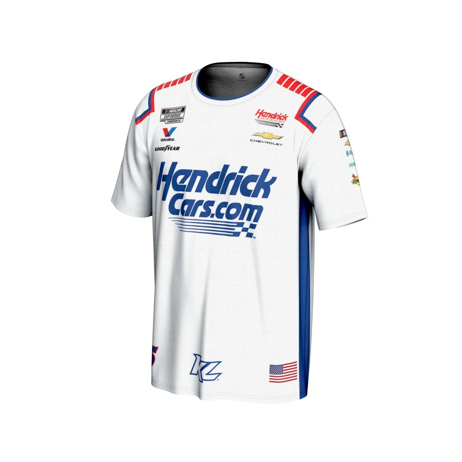 Kyle Larson #5 HendrickCars.com Firesuit Sublimated T-shirt - Image 2