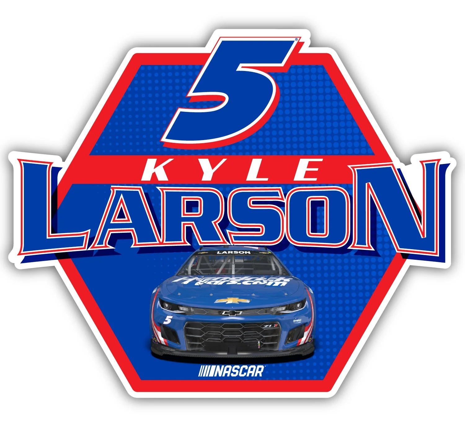 Kyle Larson #5 NASCAR Laser Cut Decal