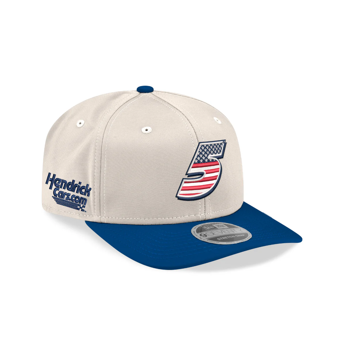 Kyle Larson #5 New Era Stars and Stripes 9SEVENTY SS Cap - Image 2