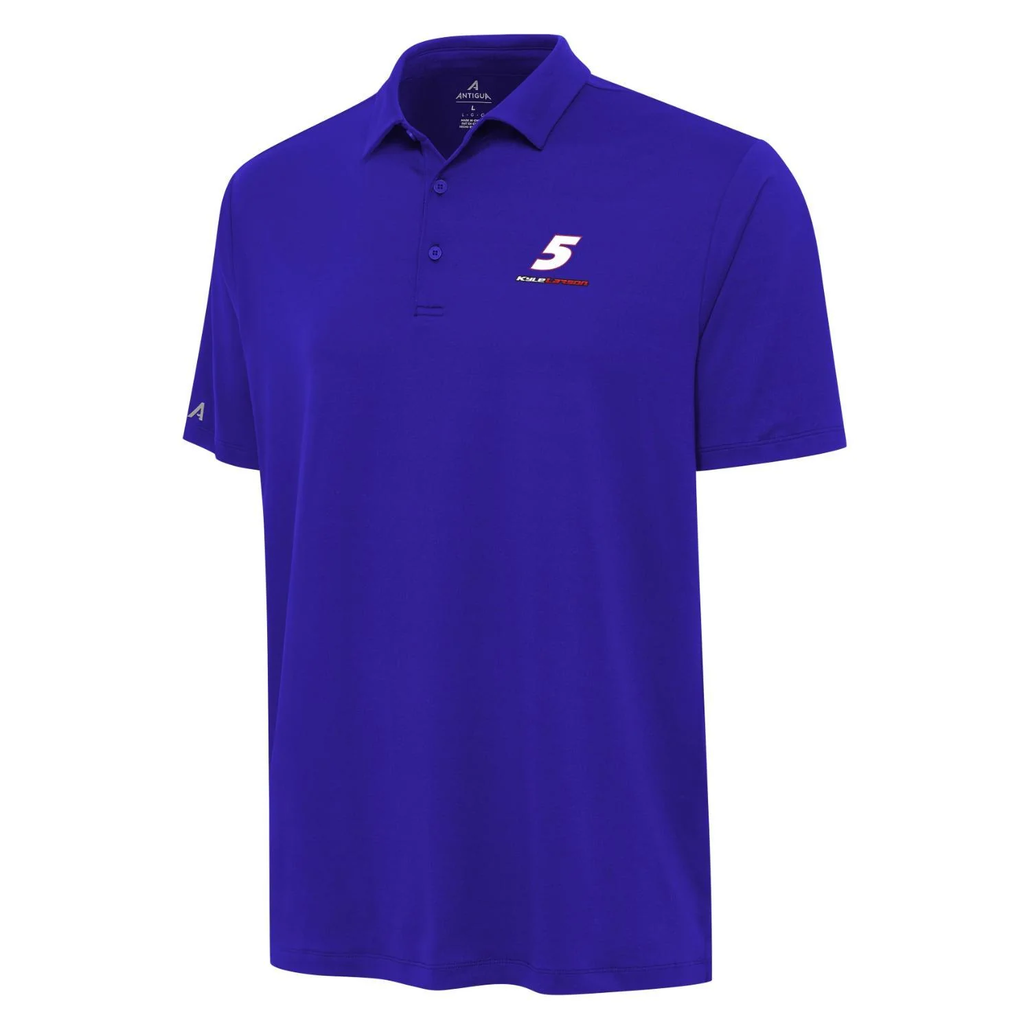 Kyle Larson #5 Reprocess Polo - Dark Royal