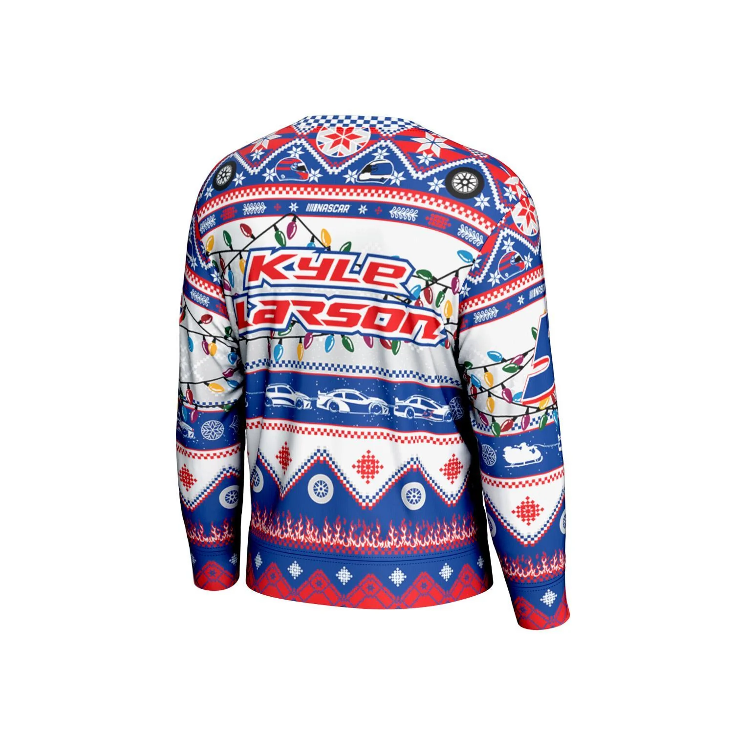 Kyle Larson #5 Sublimated Holiday Sweater - Image 3