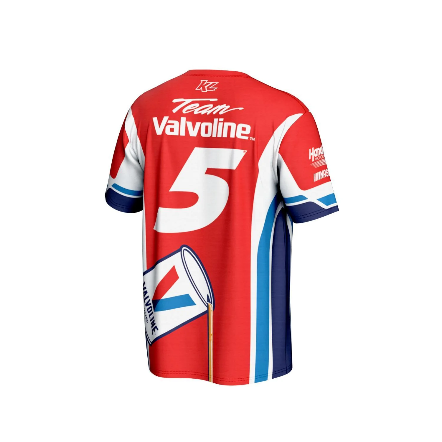 Kyle Larson #5 Valvoline Paint Scheme Sublimated T-shirt - Image 3