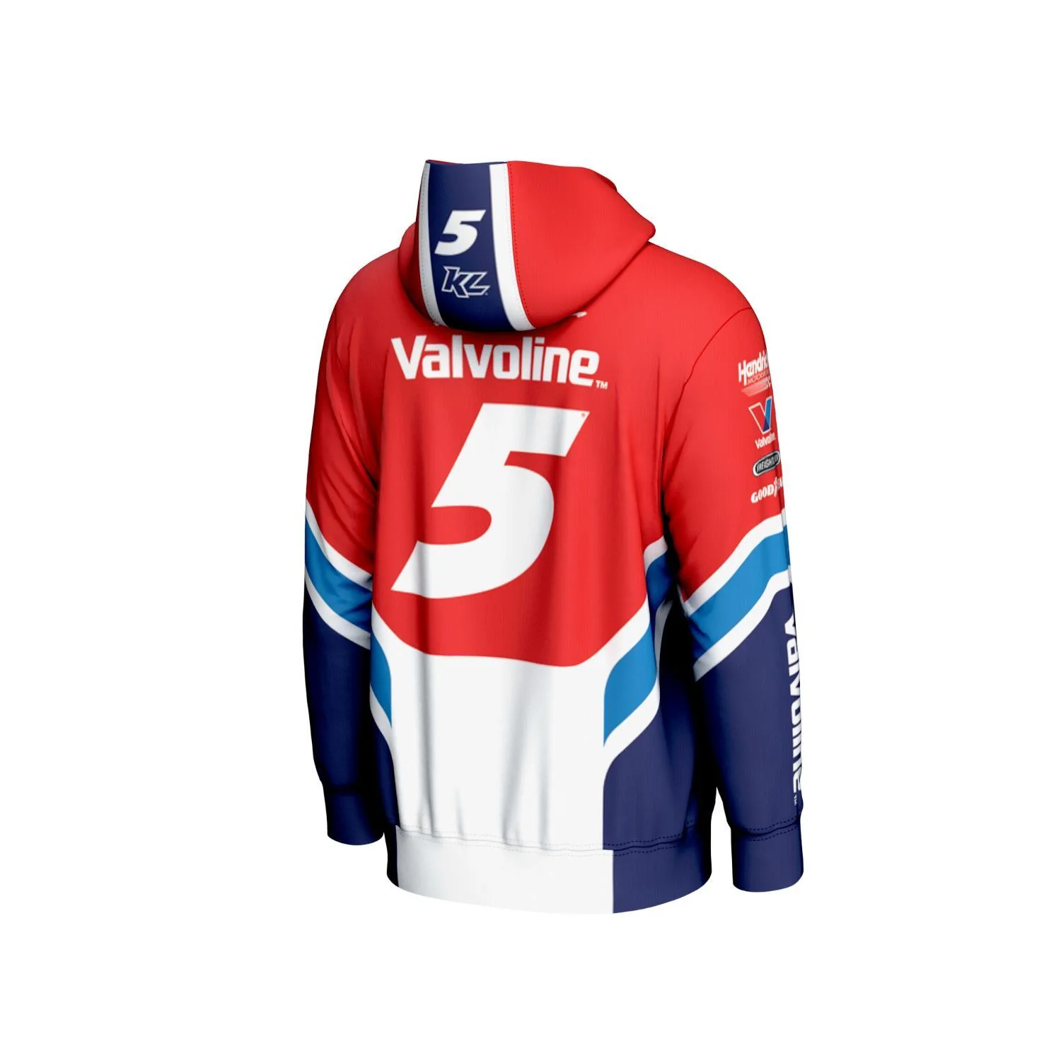 Kyle Larson #5 Valvoline Sublimated Hoodie - Image 3