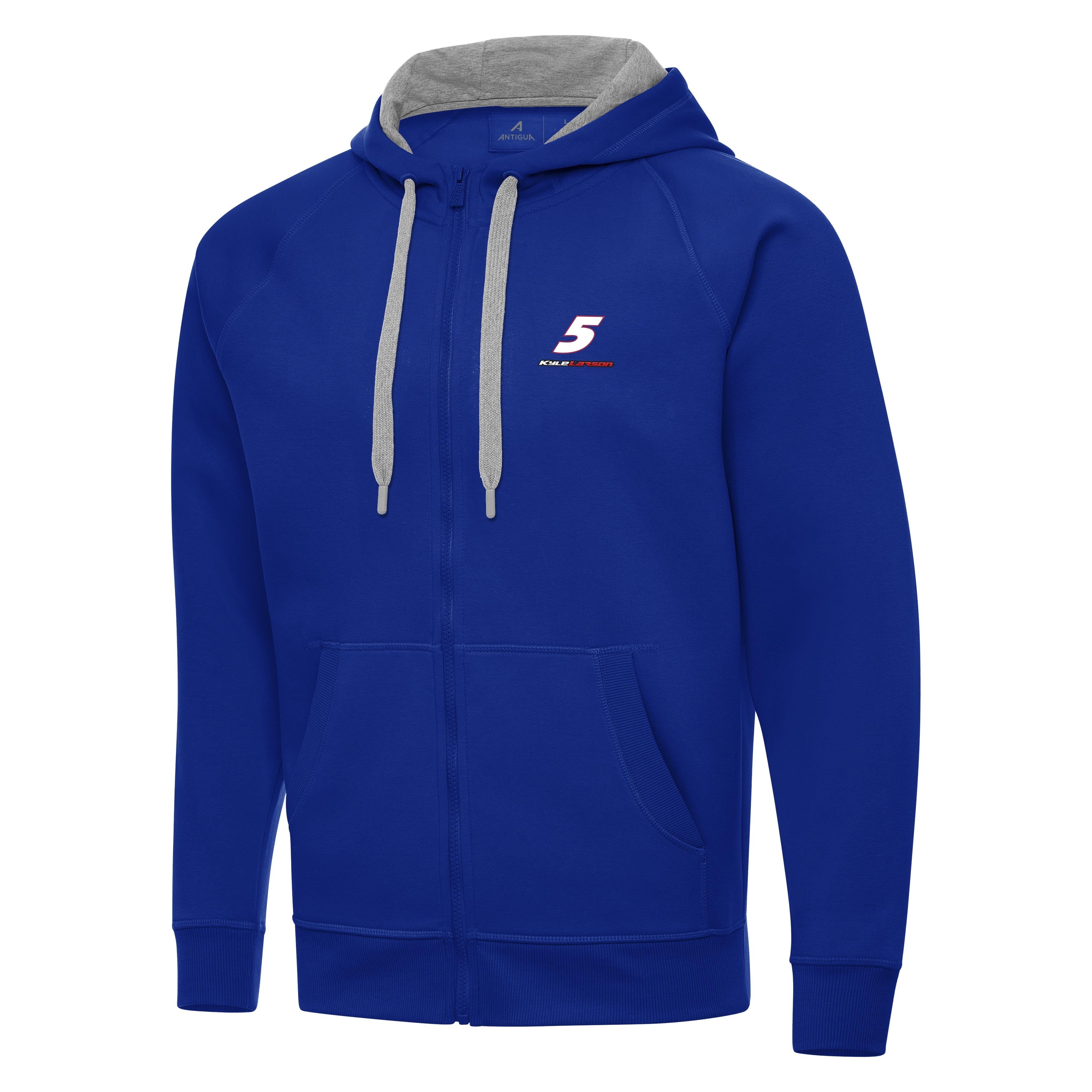 Kyle Larson #5 Victory FZ Hoodie - Dark Royal