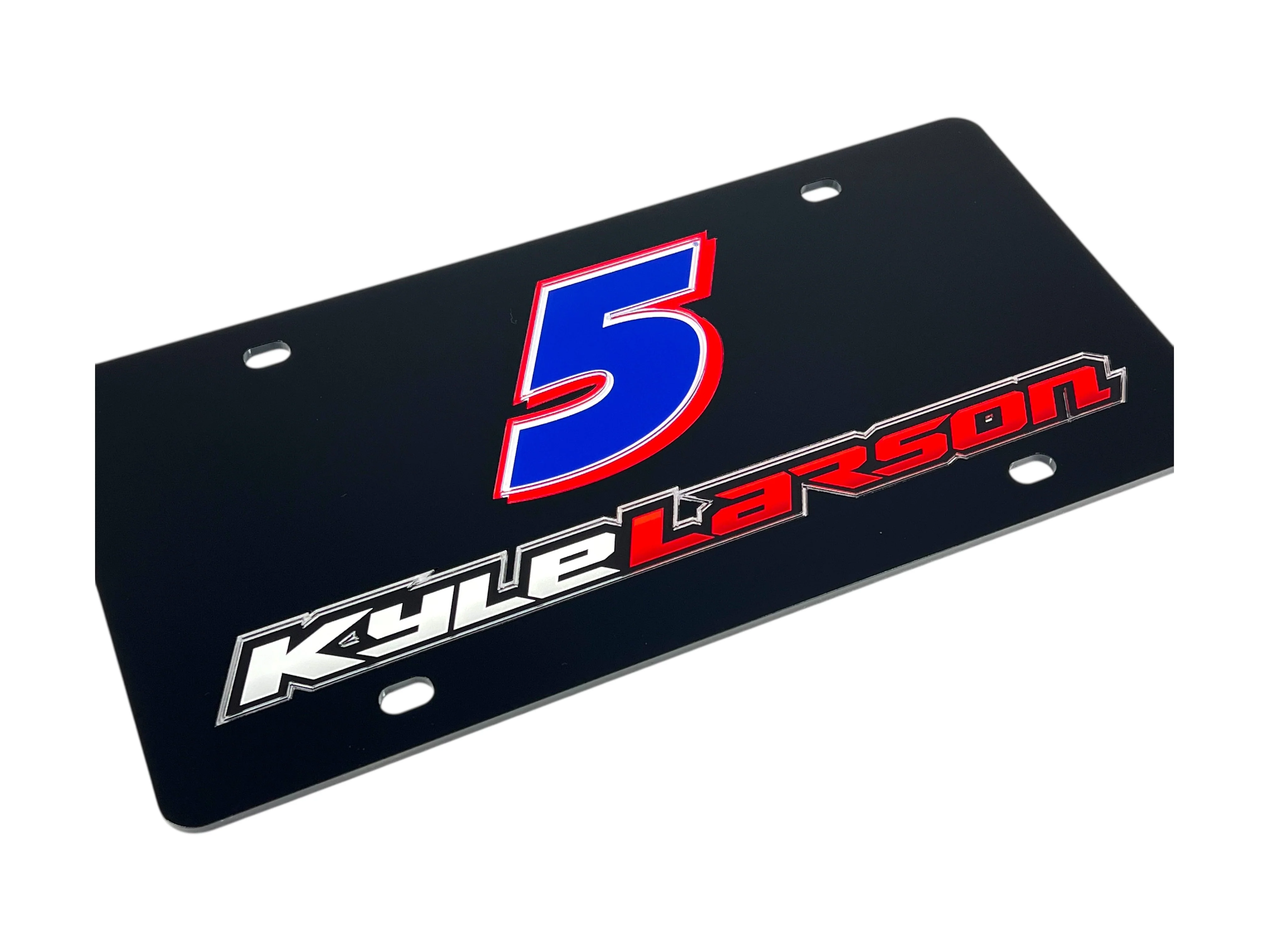 Kyle Larson #5 HendrickCars.com Acrylic License Plate - Image 3