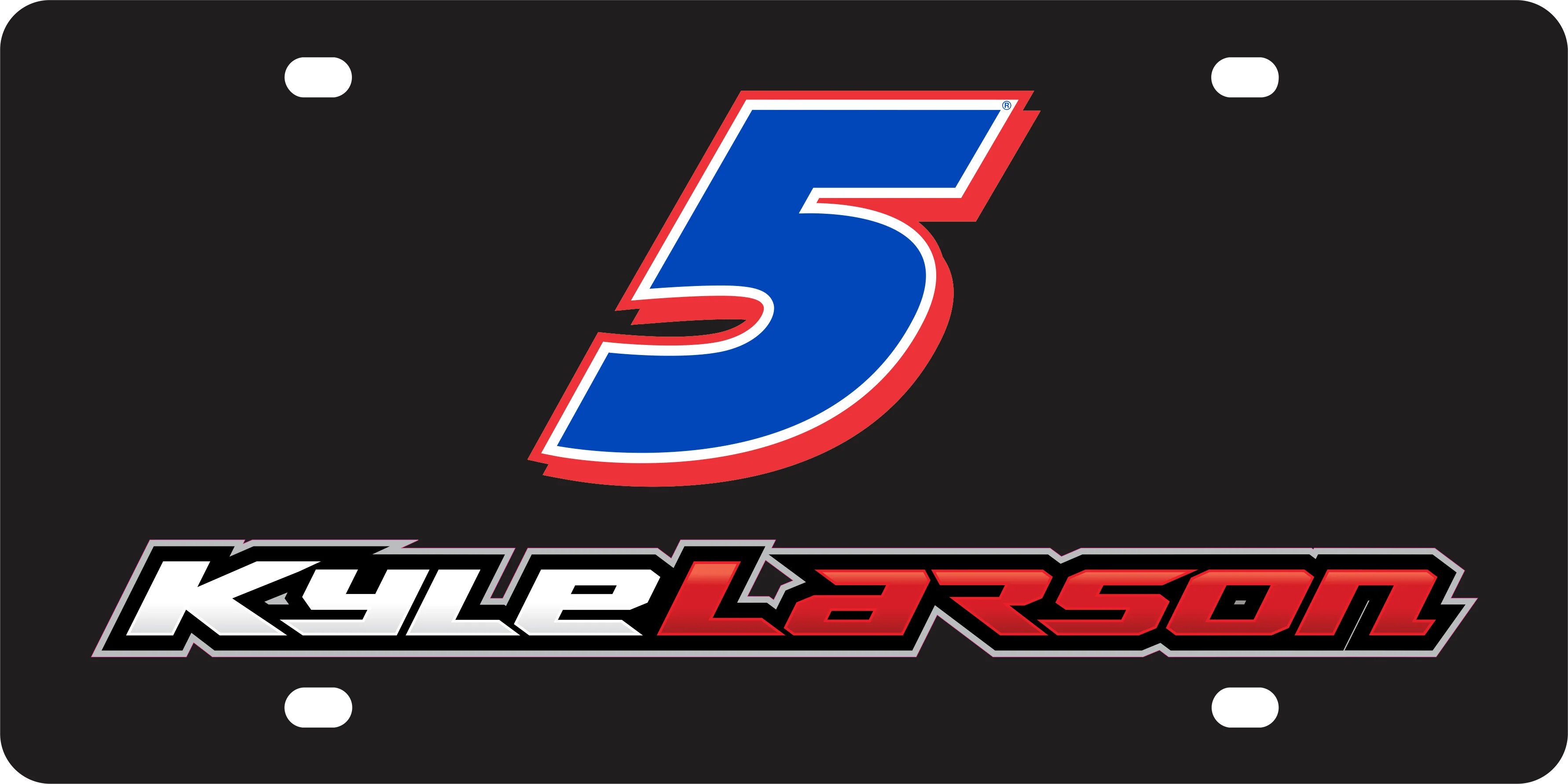 Kyle Larson #5 HendrickCars.com Acrylic License Plate - Image 5