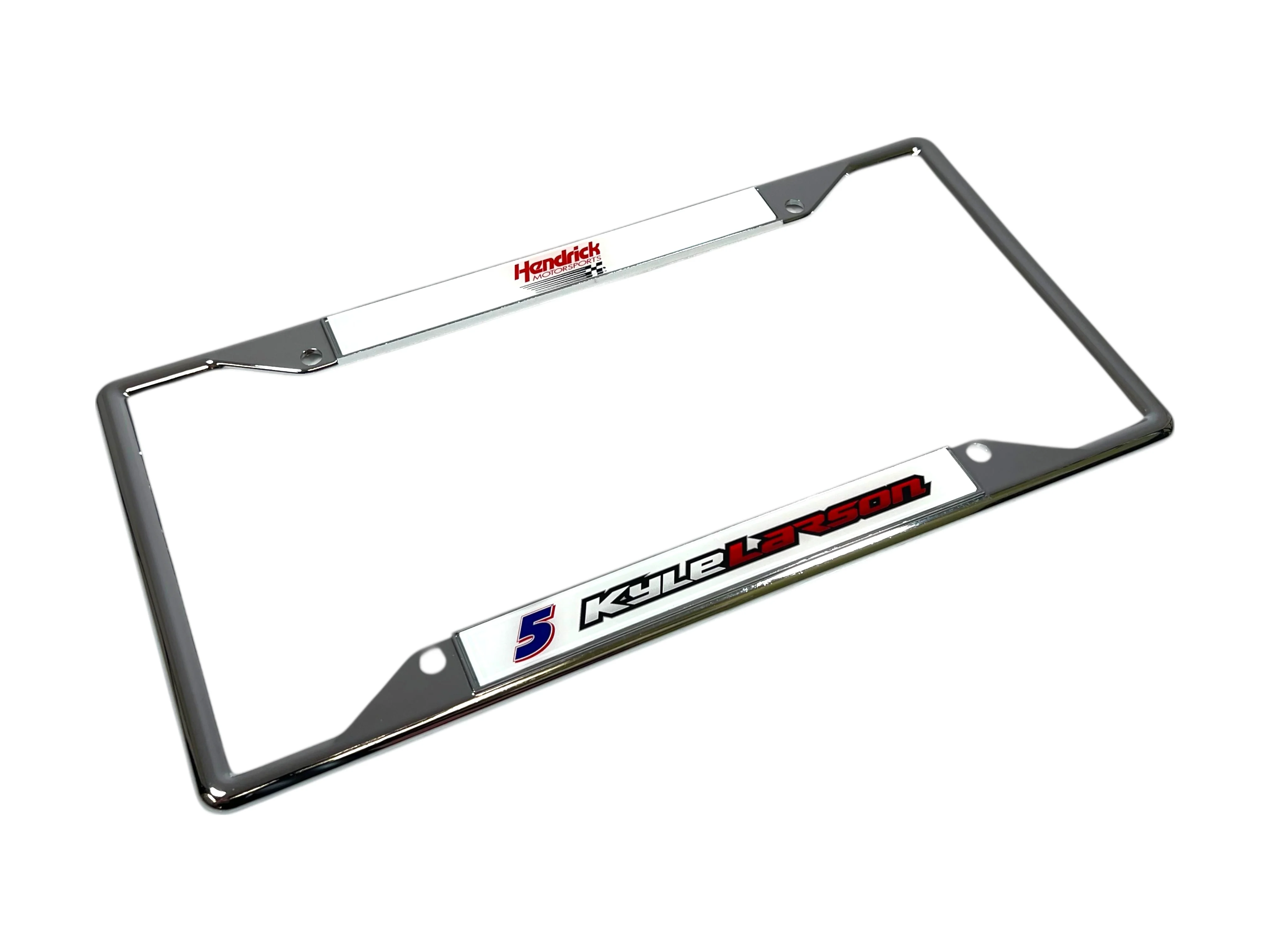 Kyle Larson #5 HendrickCars.com Chrome License Plate Frame