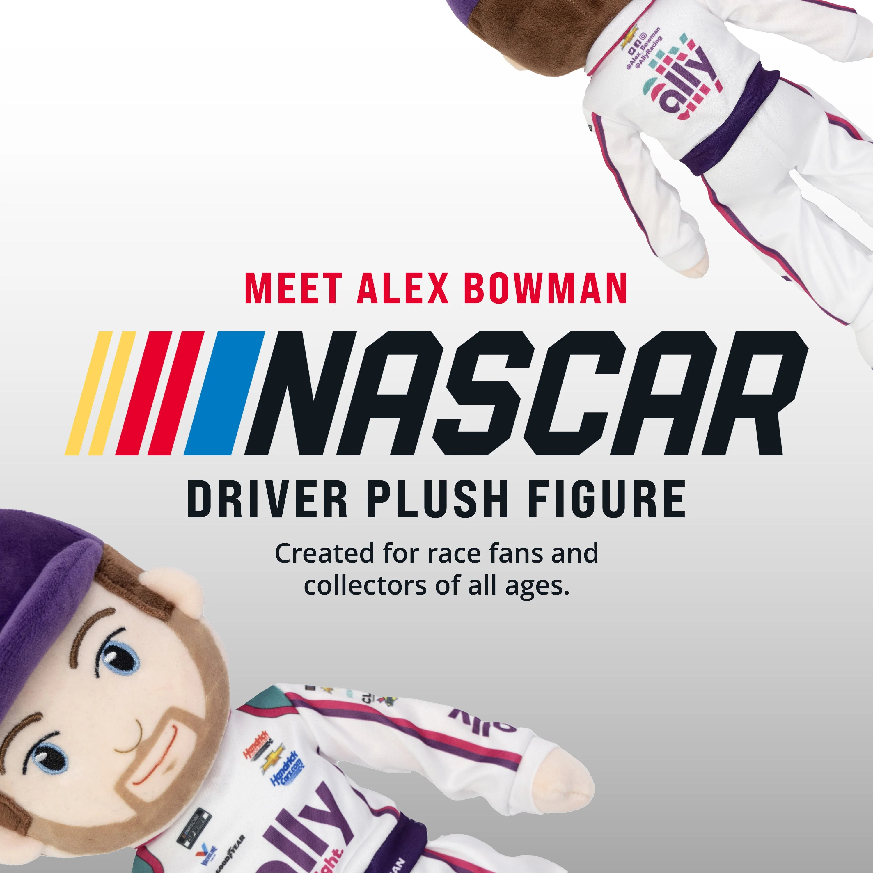 Alex Bowman #48 - 14" Plush Figure - Image 7