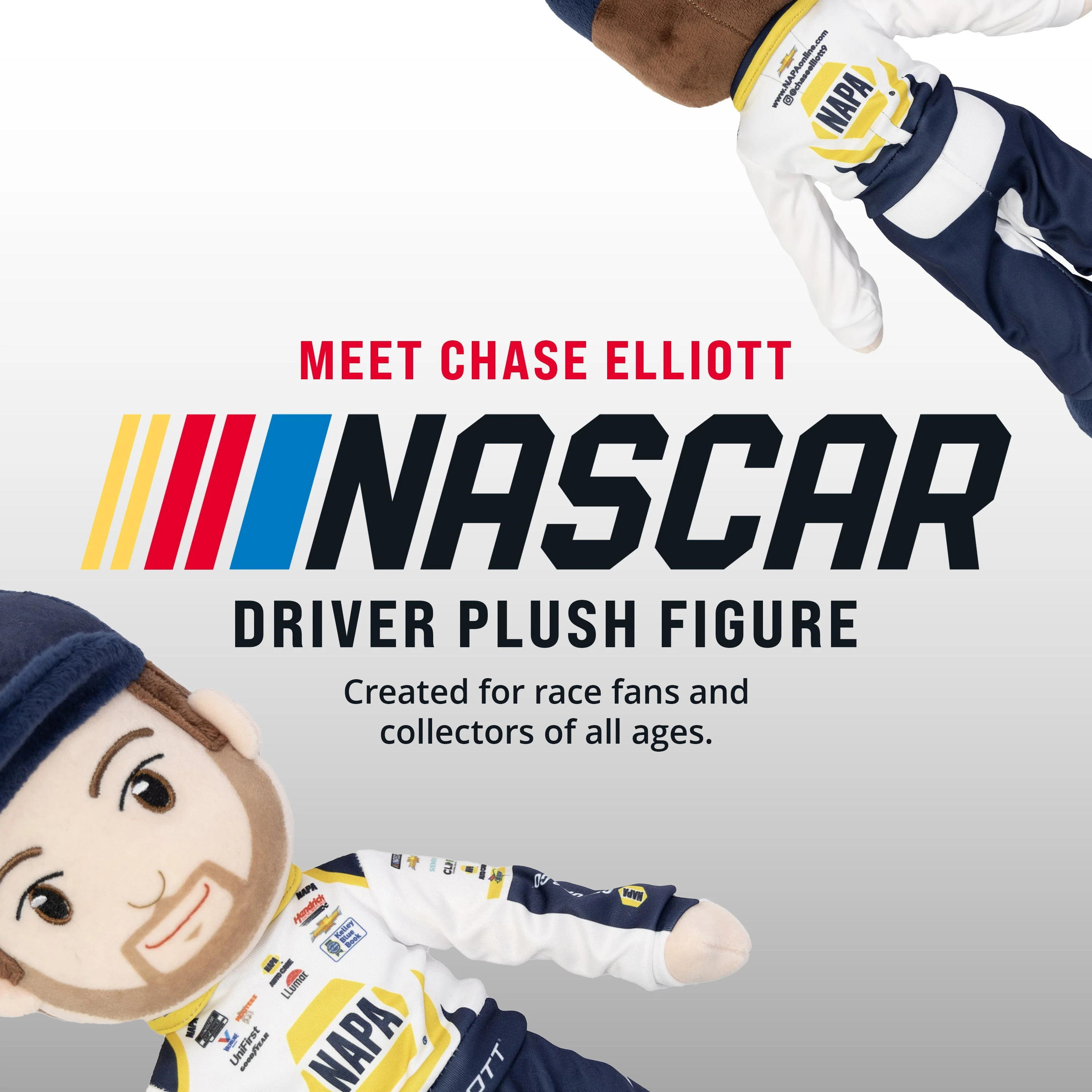Chase Elliott #9 14" NAPA Plush Figure - Image 7