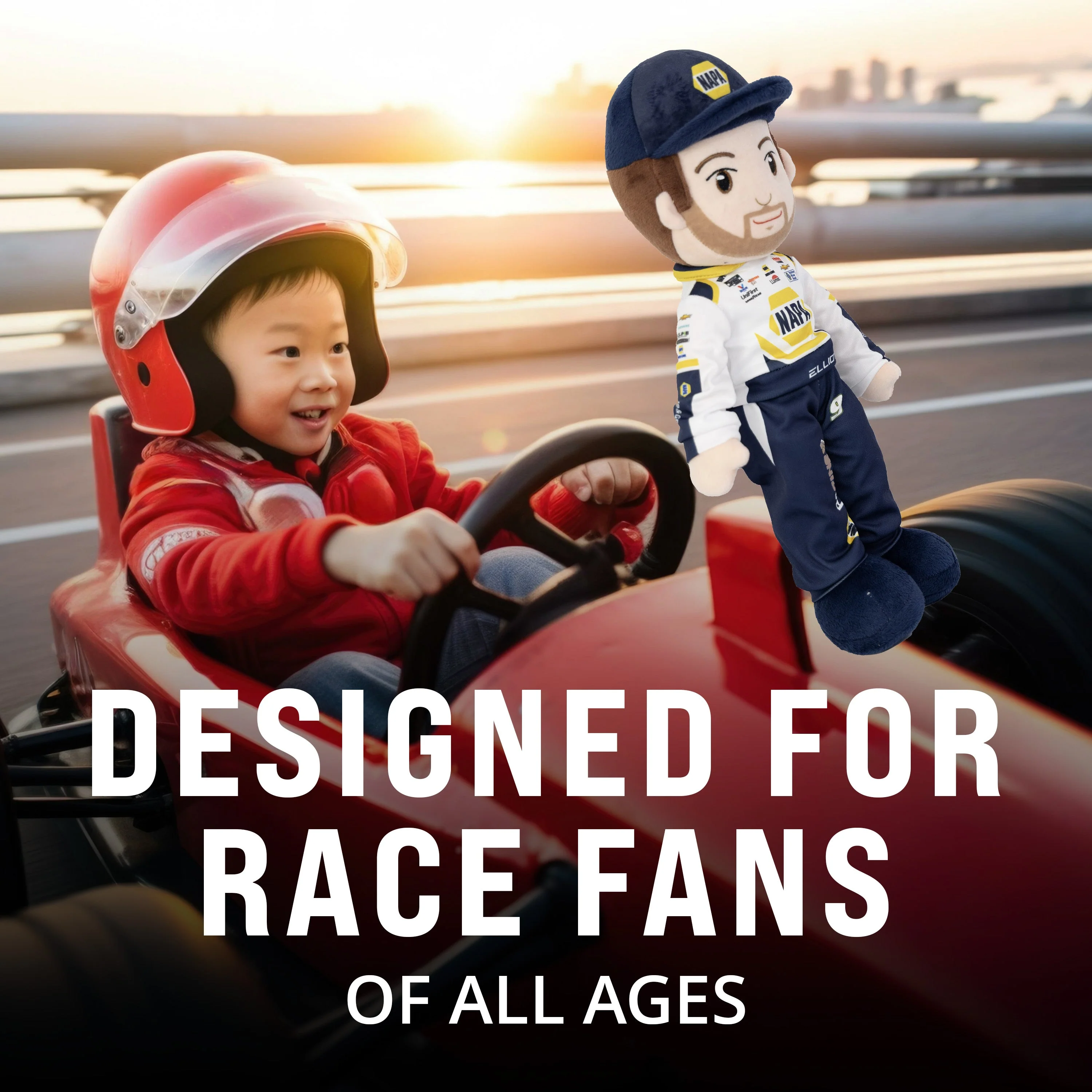Chase Elliott #9 14" NAPA Plush Figure - Image 9