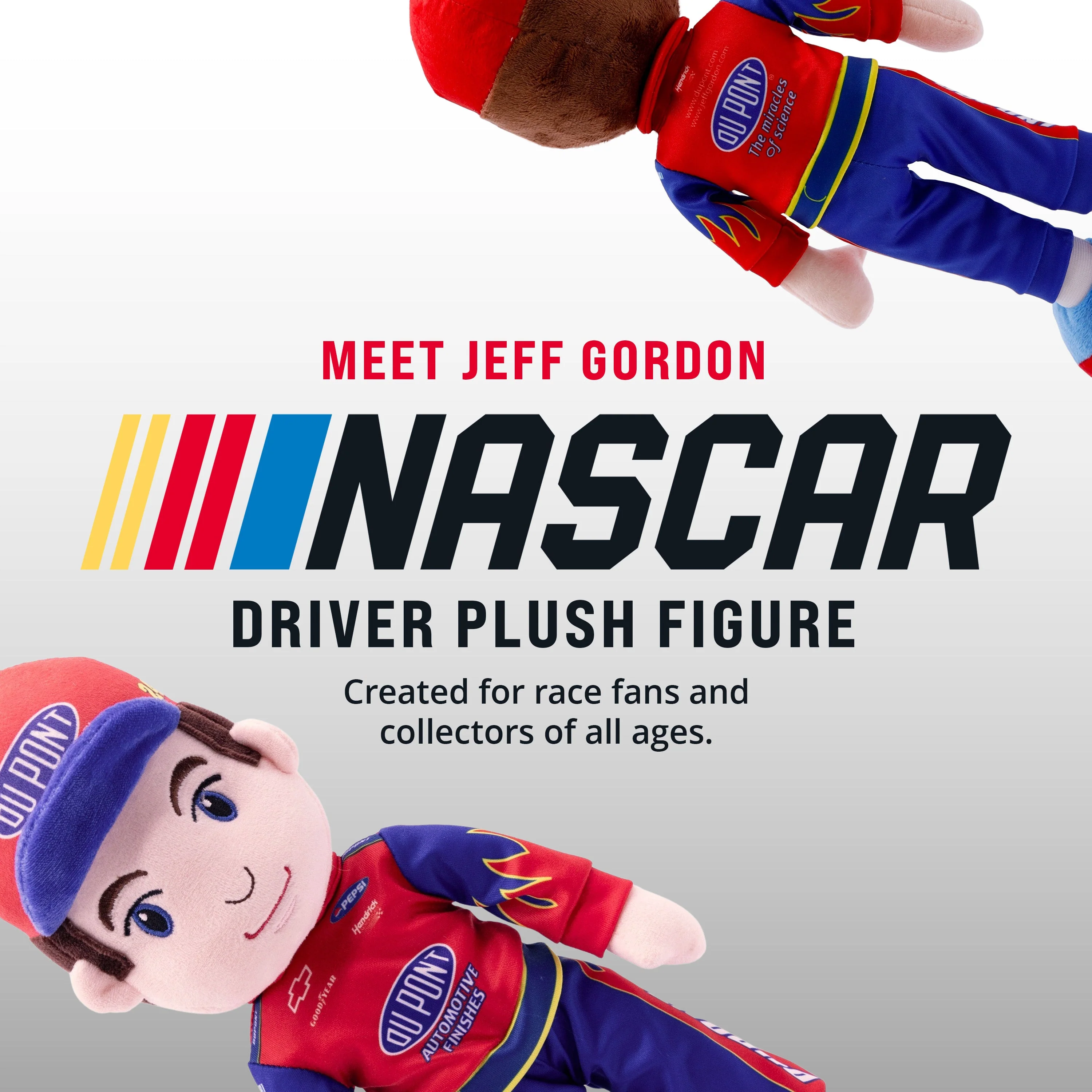 Jeff Gordon #24 Dupont 14-Inch Plush Figure - Image 3
