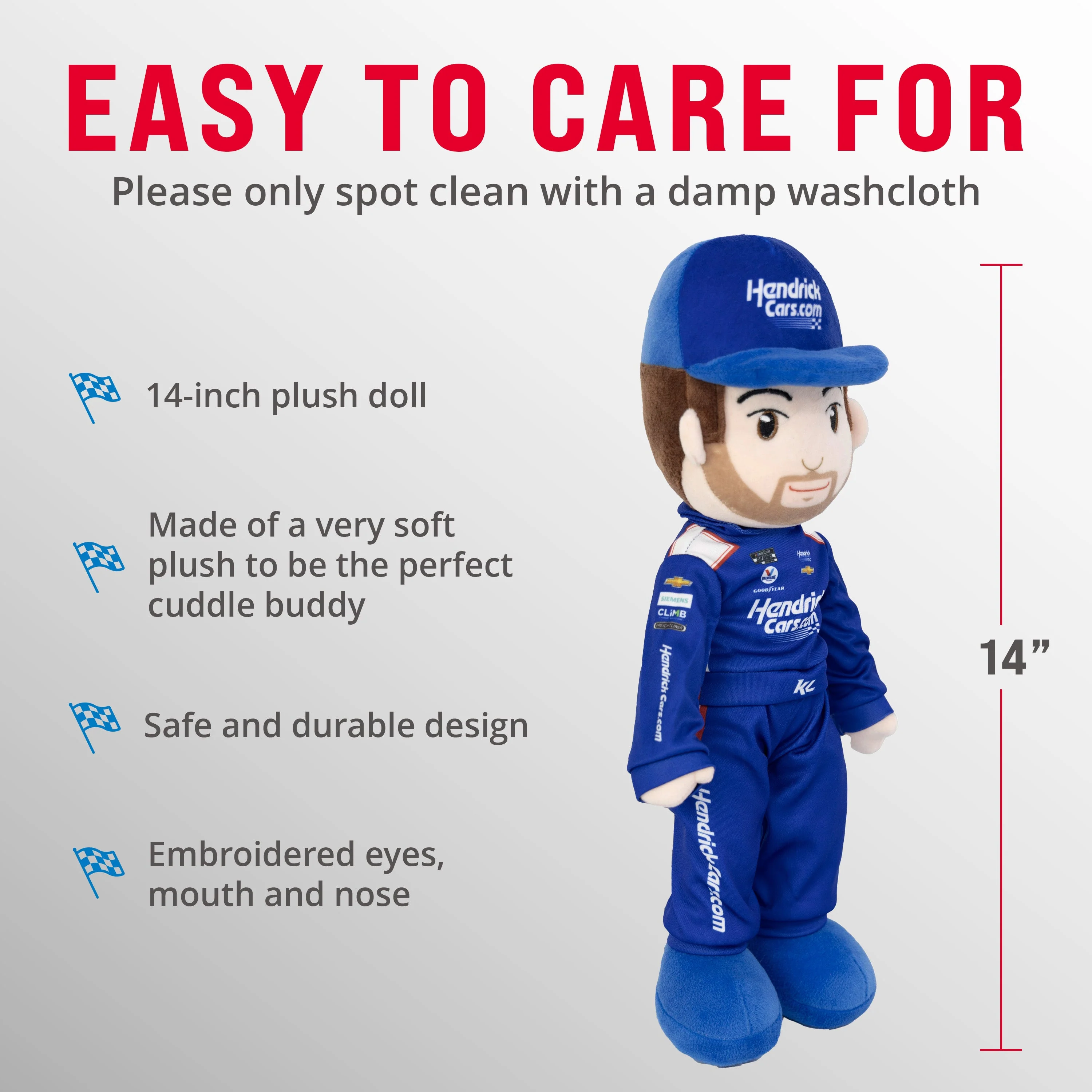 Kyle Larson #5 - 14" Plush Figure - Image 4